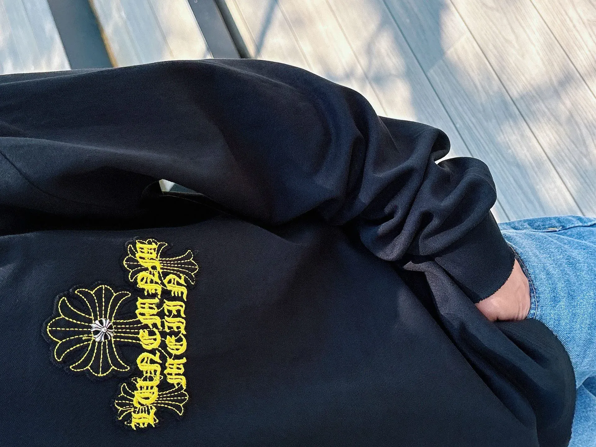 Лонгсливы Мужские Chrome Hearts 1274501