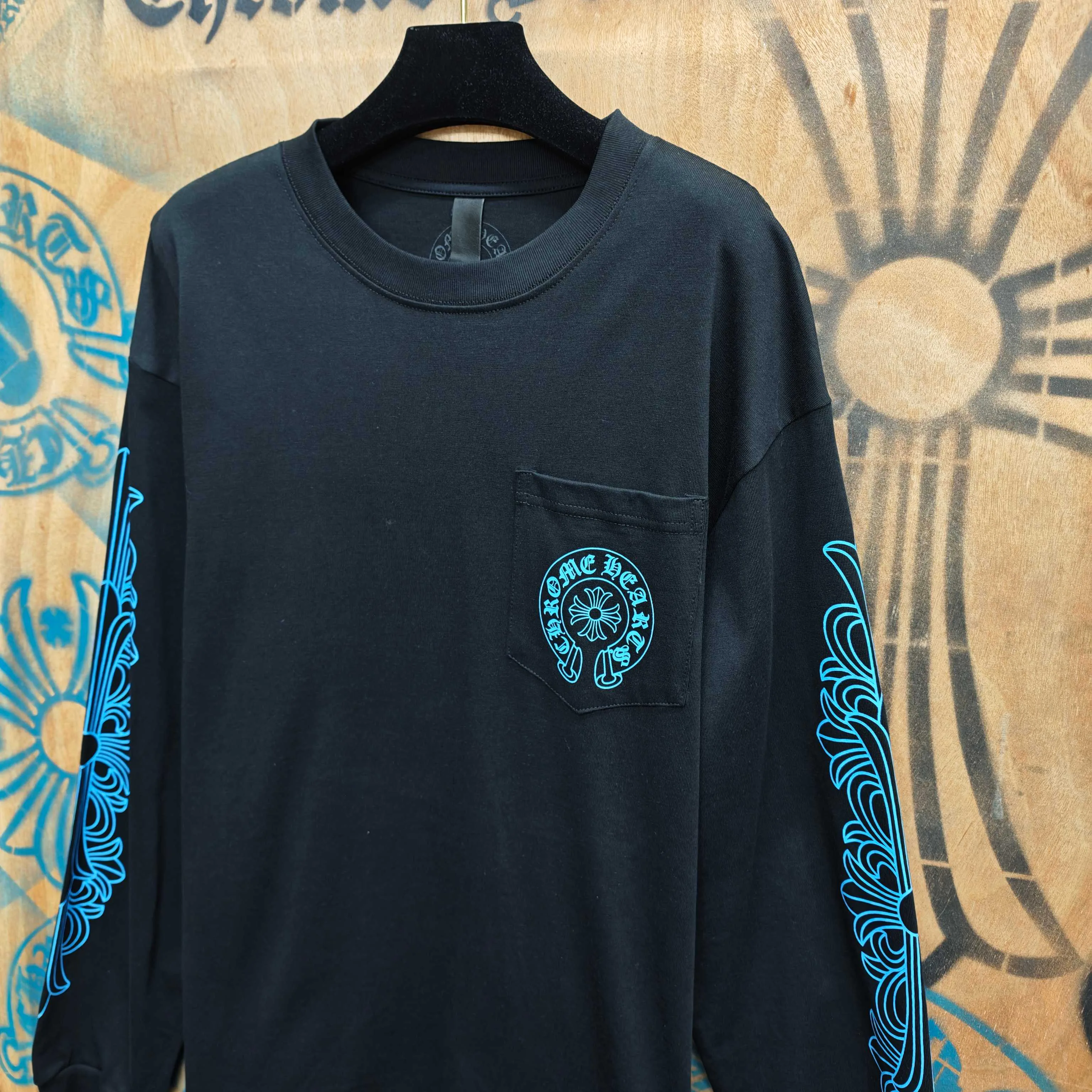 Лонгсливы Мужские Chrome Hearts 11808751