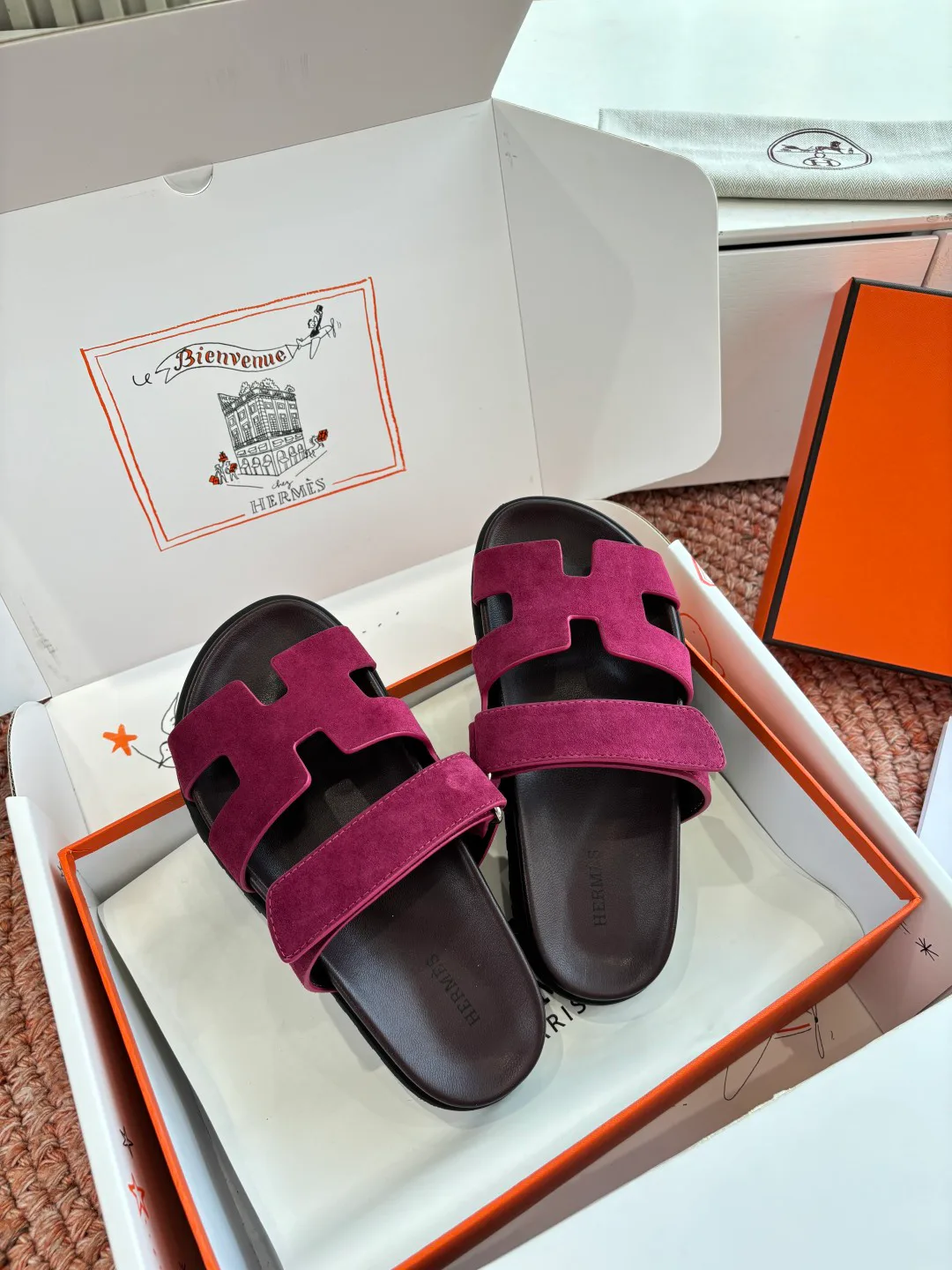 Шлепанцы Женские Hermes 11430356