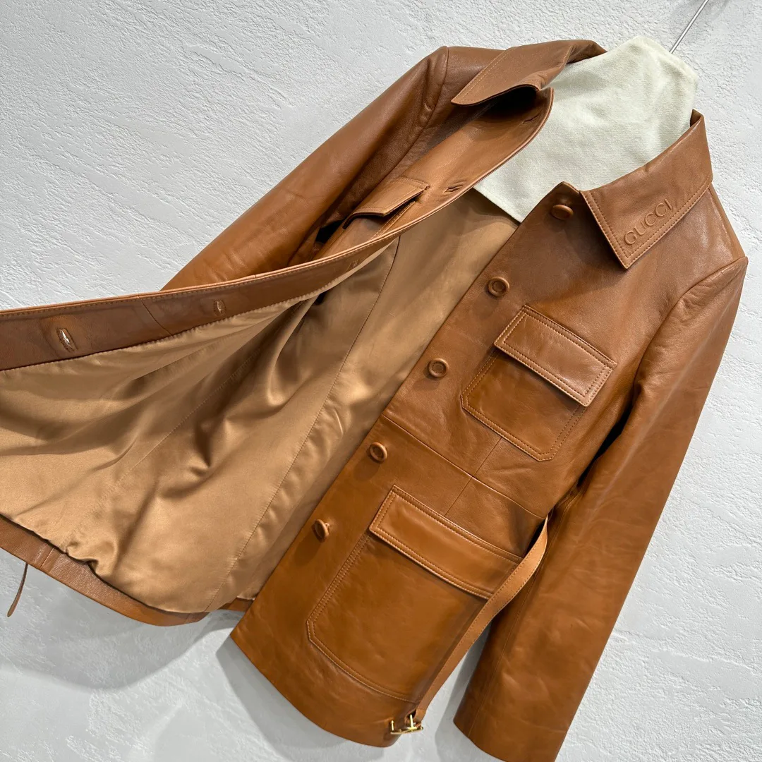 Кожаные Куртки И Дублёнки Женские Gucci 11520150