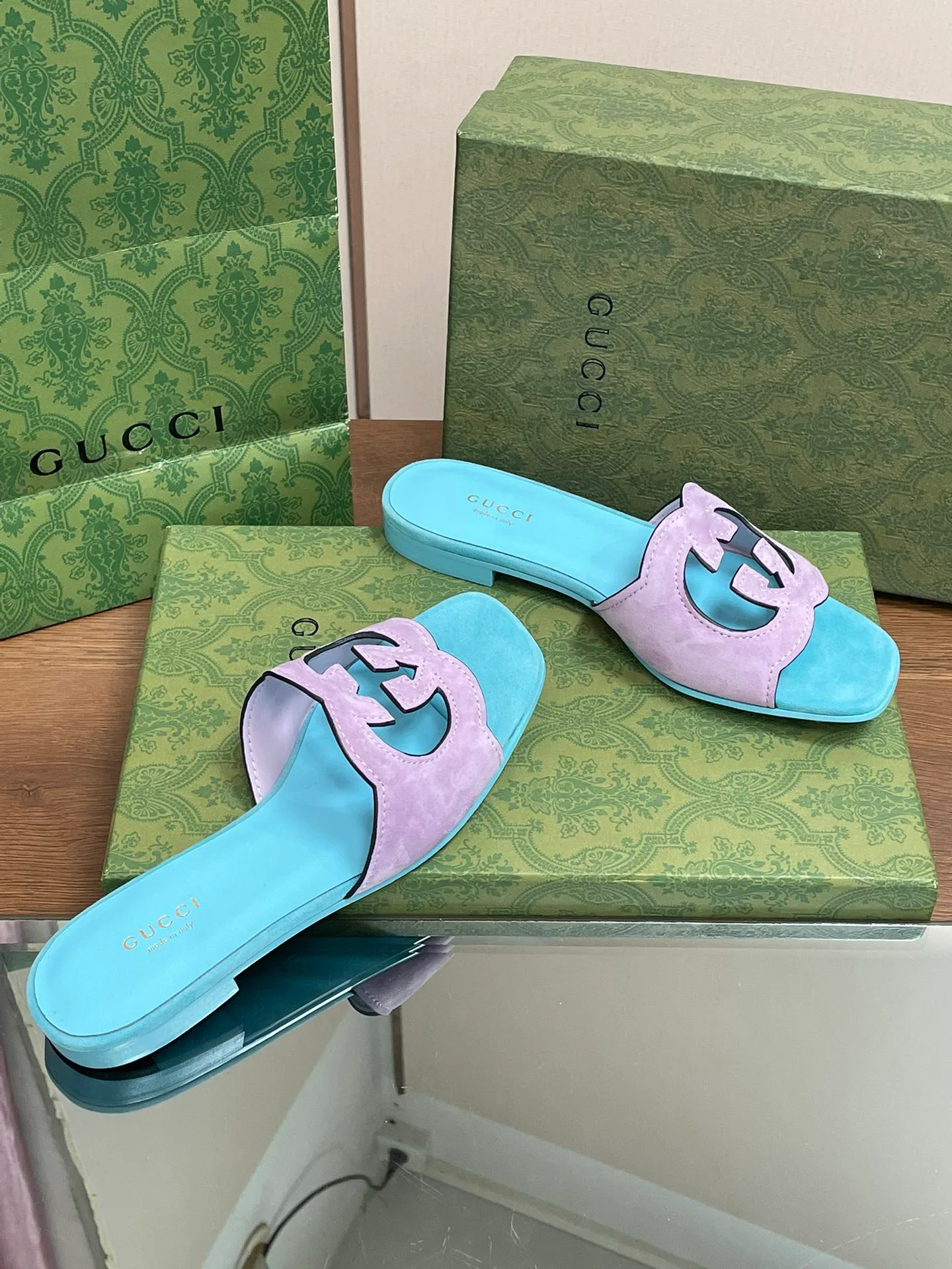 Шлепанцы Женские Gucci 11573
