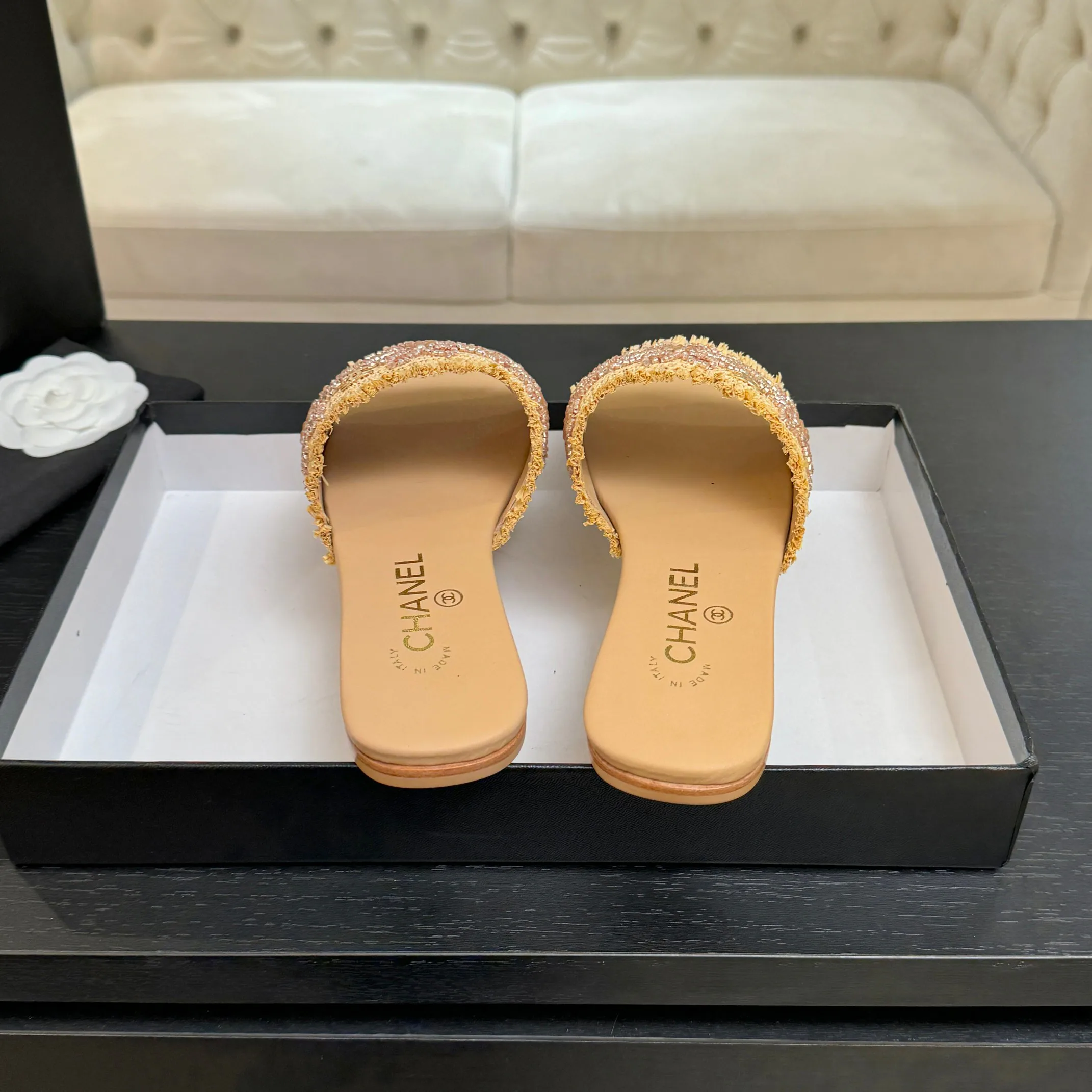 Шлепанцы Женские Chanel 587154