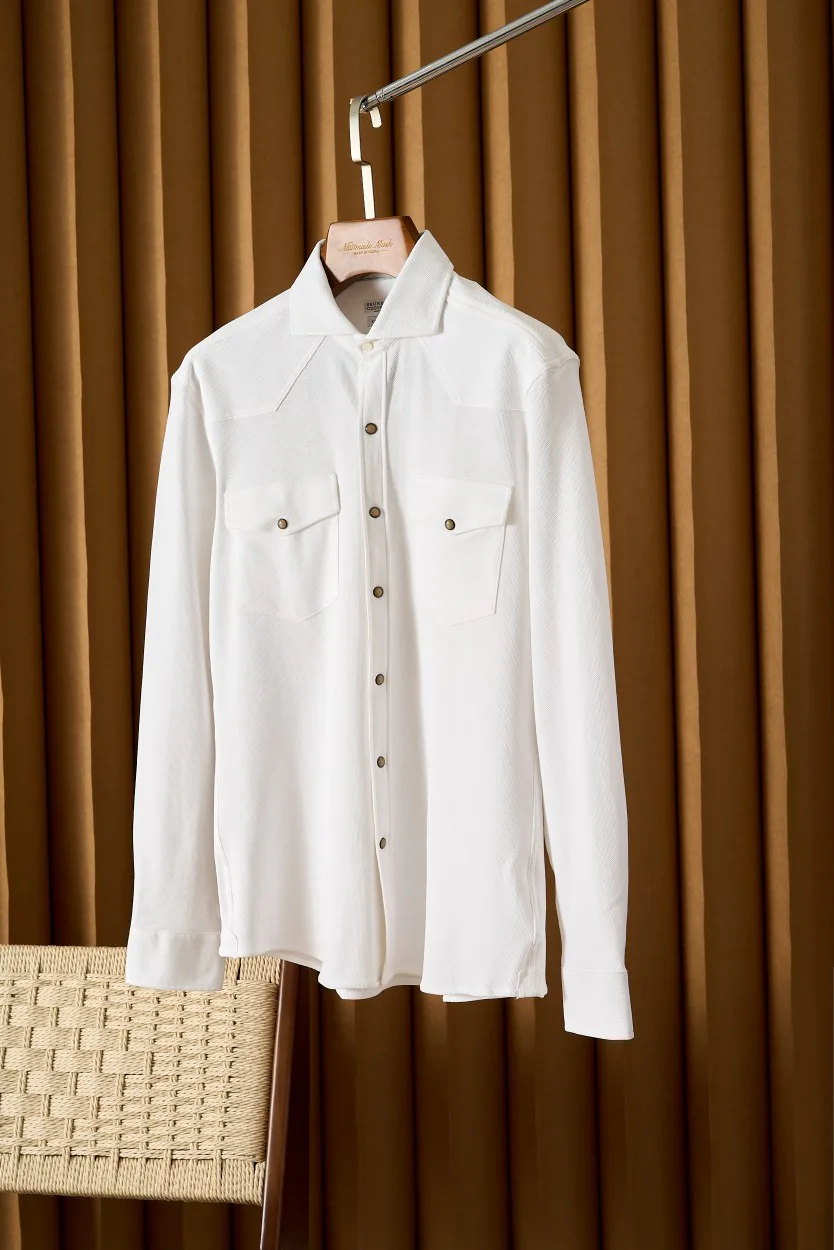 Рубашки Мужские Brunello Cucinelli 18509968
