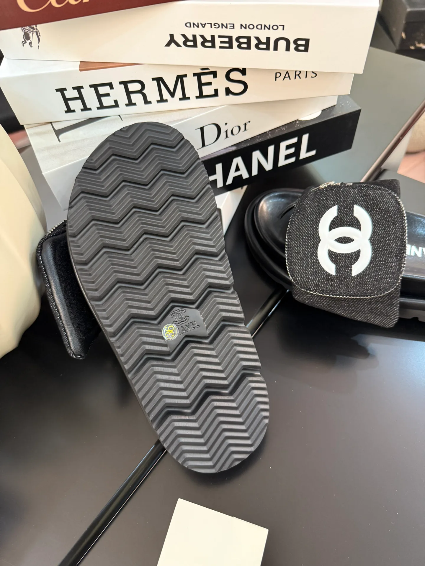 Шлепанцы Женские Chanel 20383