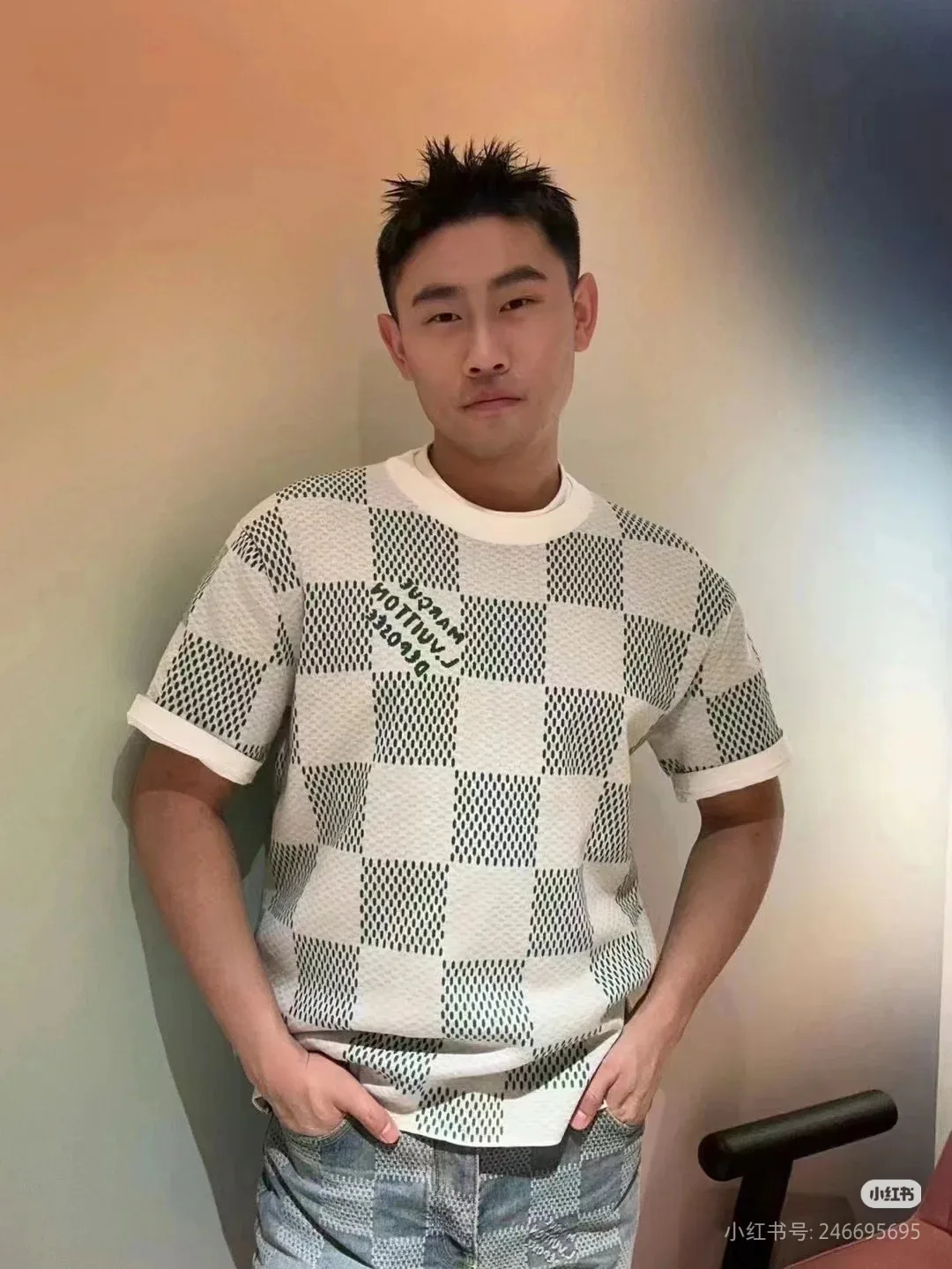 Футболки Мужские Louis Vuitton 6839630