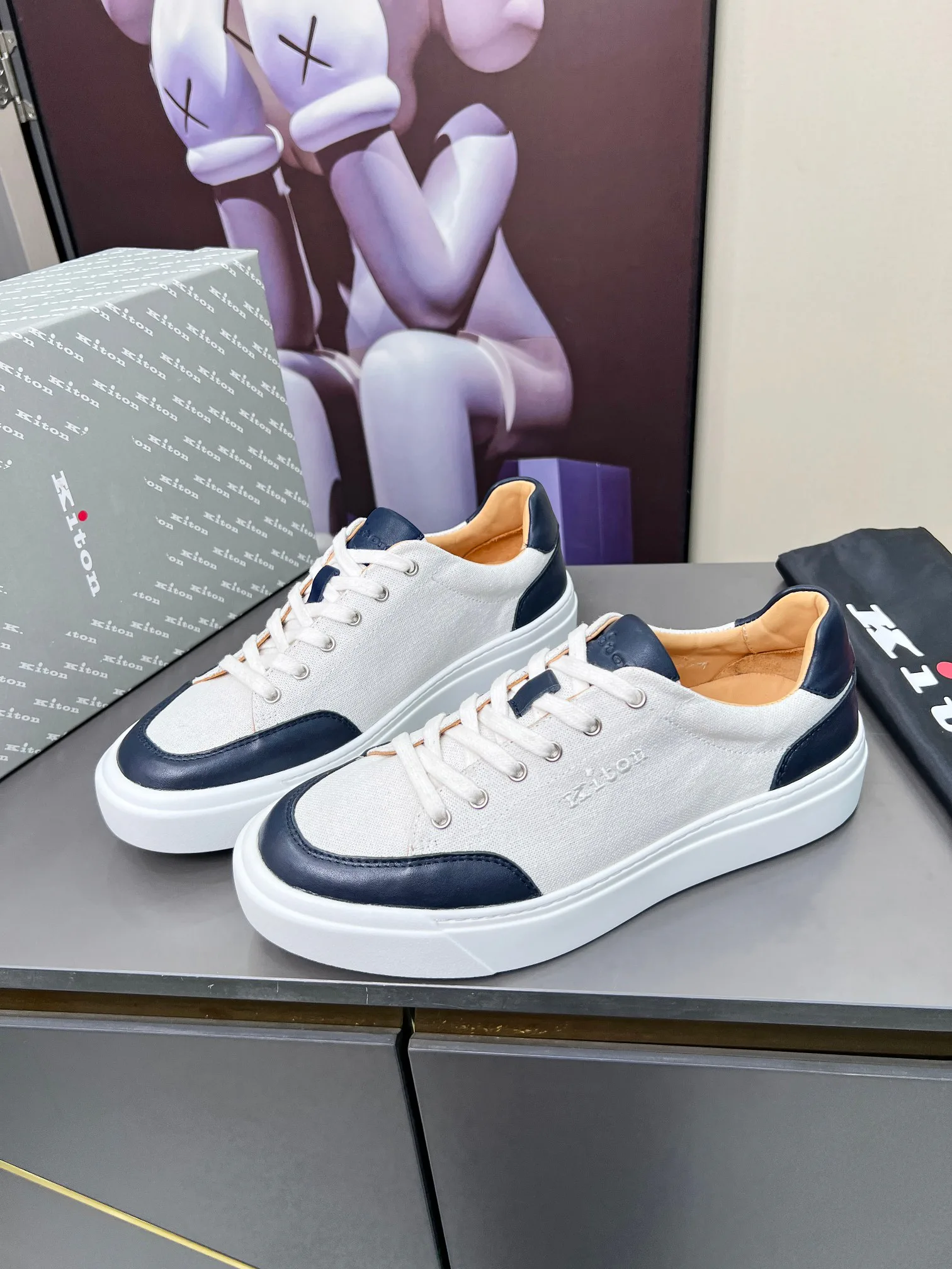 Кроссовки Мужские Kiton 75536