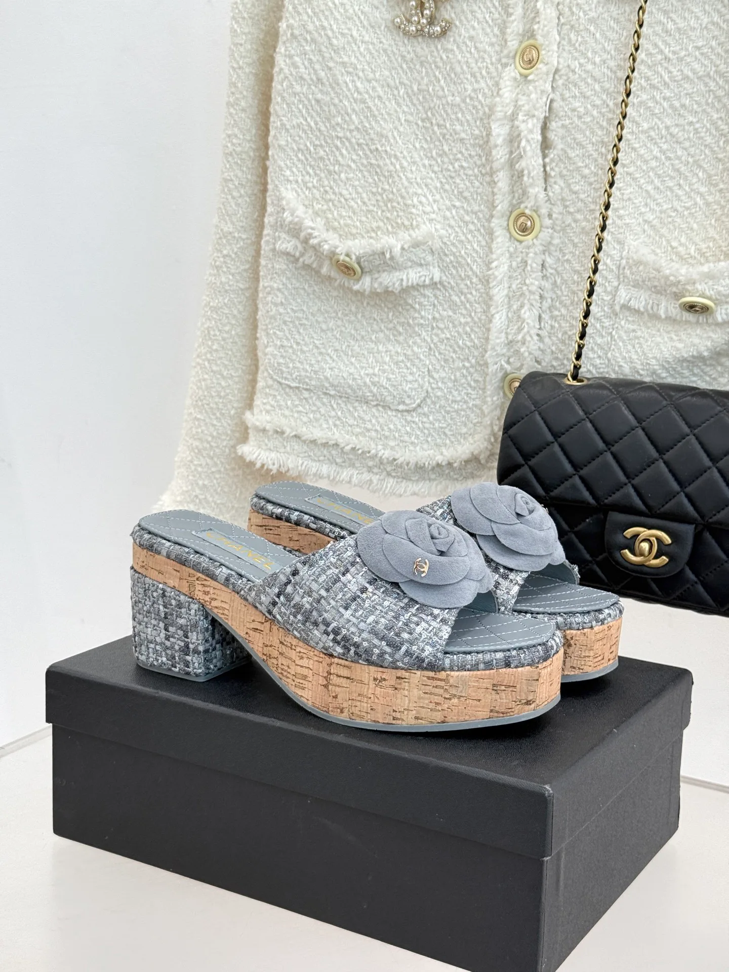 Босоножки Женские Chanel 1262094