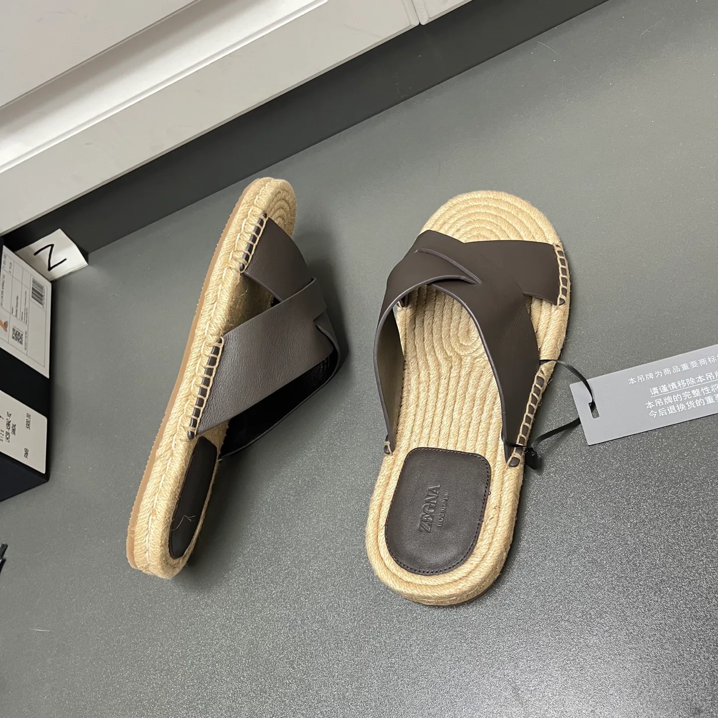 Тапочки Мужские Zegna 14693249