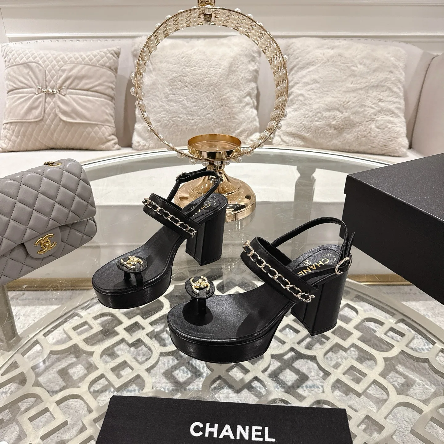 Босоножки Женские Chanel 86955