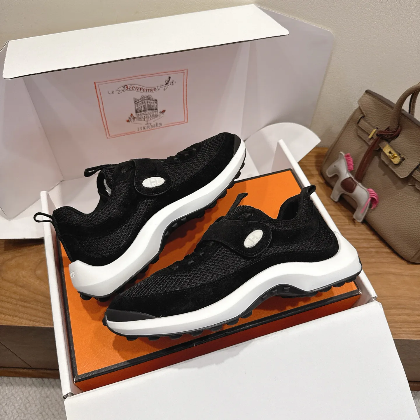 Кроссовки Мужские Hermes 491444