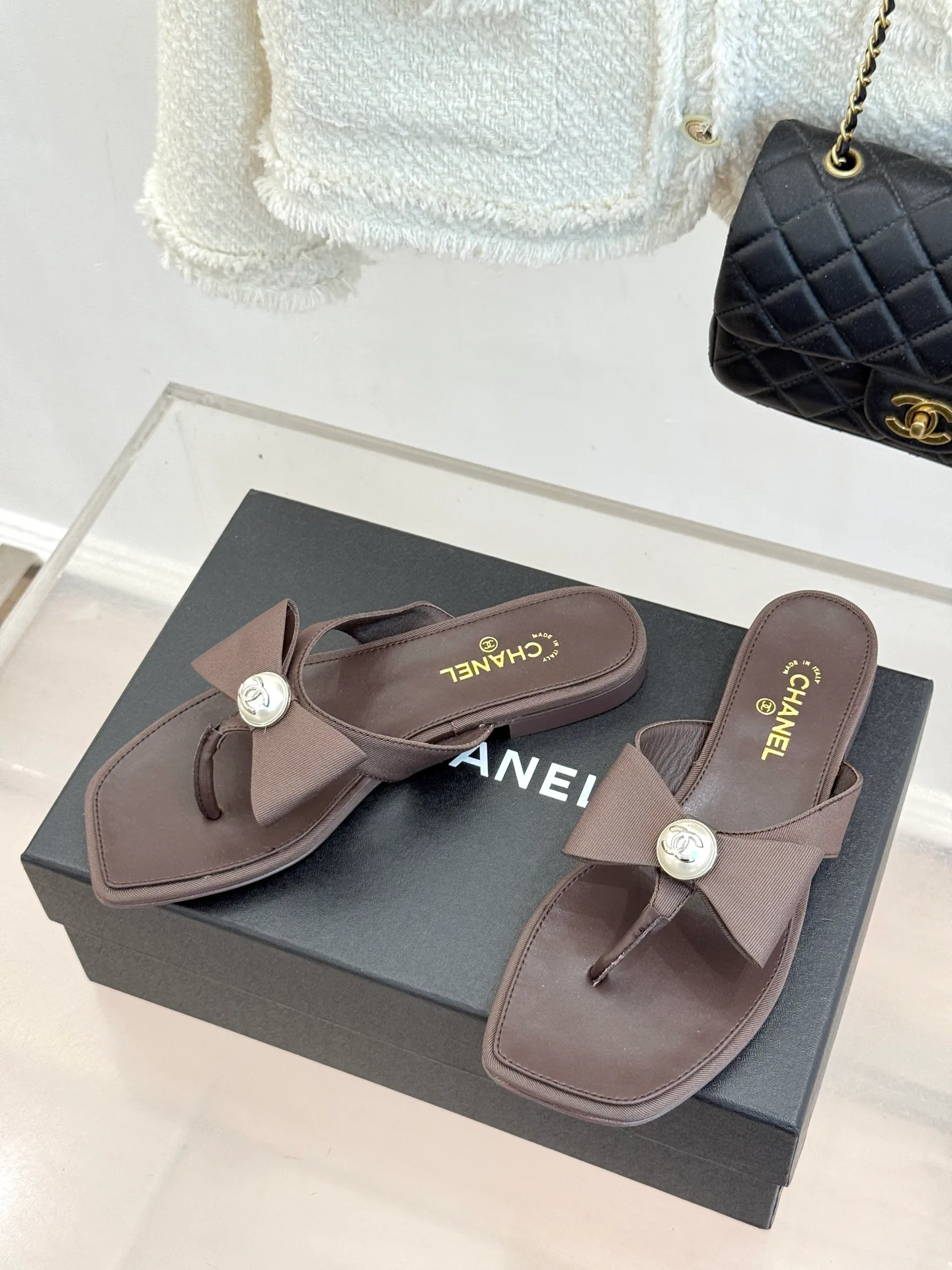 Шлепанцы Женские Chanel 16965751