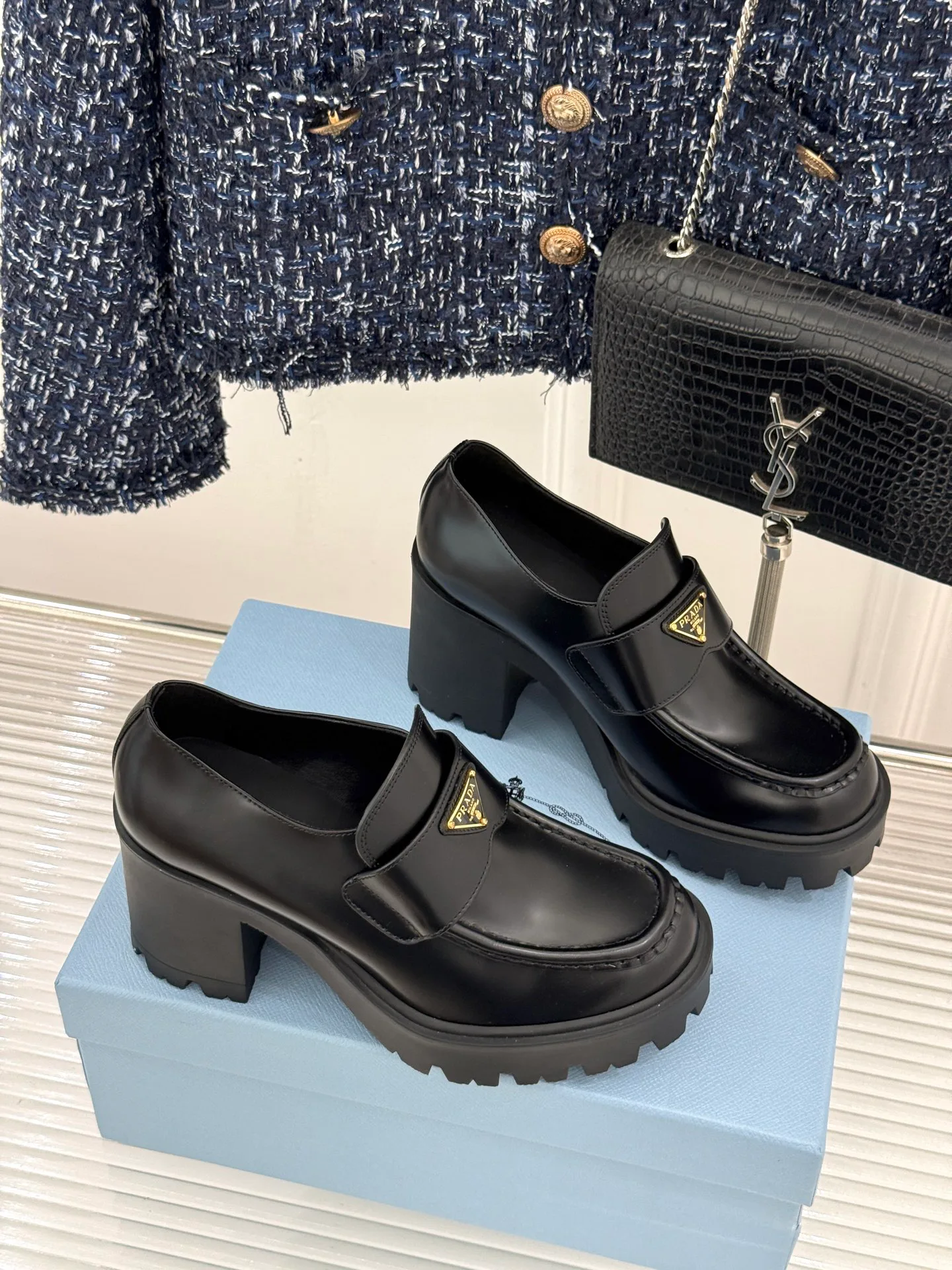 Лоферы И Мокасины Женские Prada 18780368