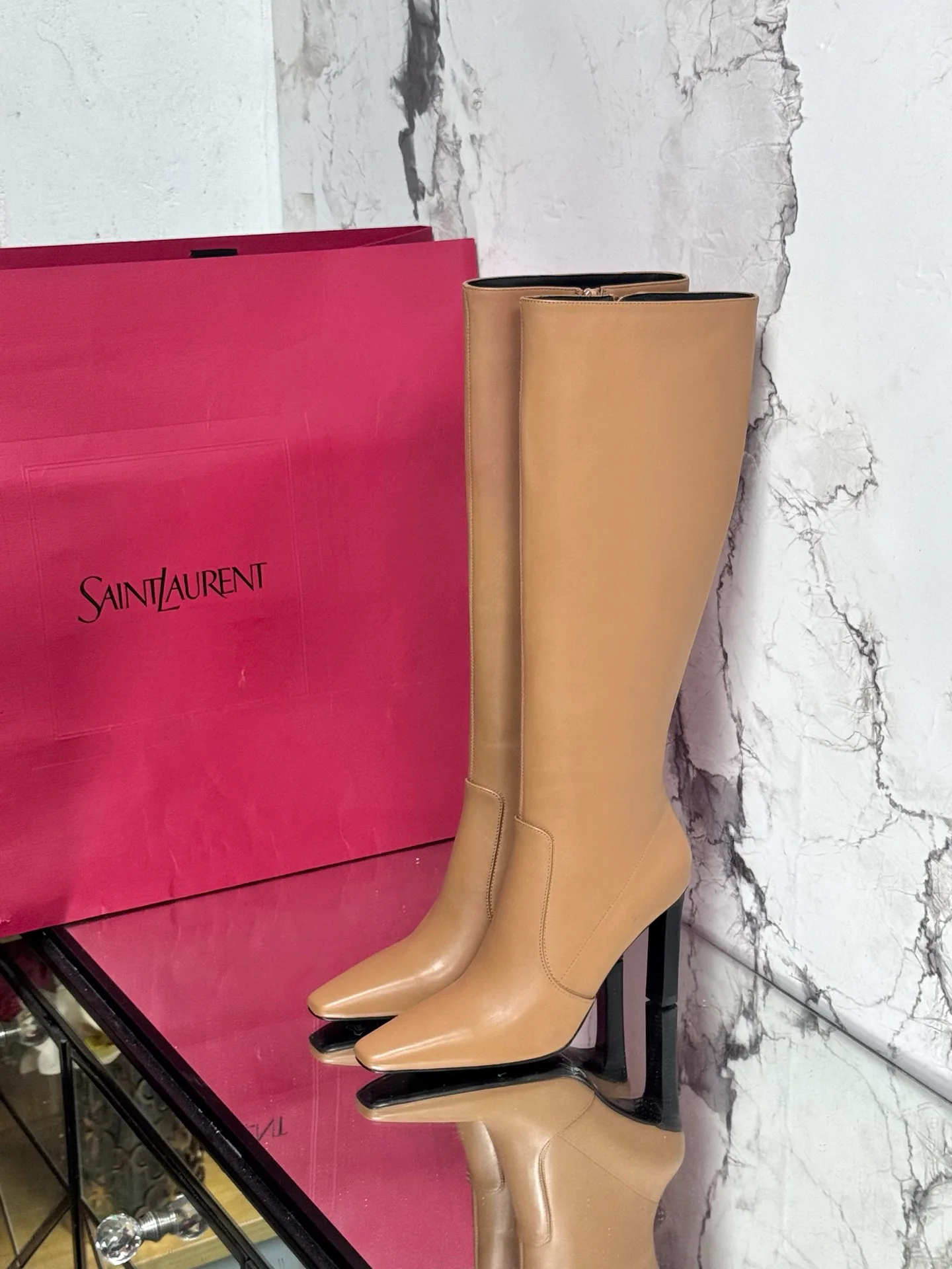 Сапоги Женские Saint Laurent 19482336
