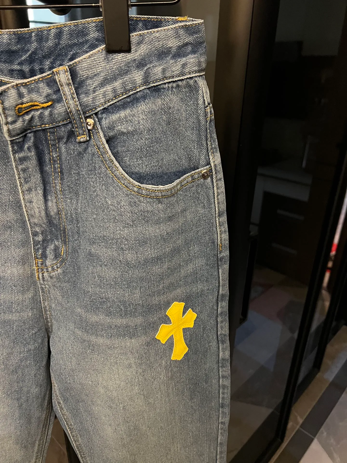 Джинсы Мужские Chrome Hearts 11523338