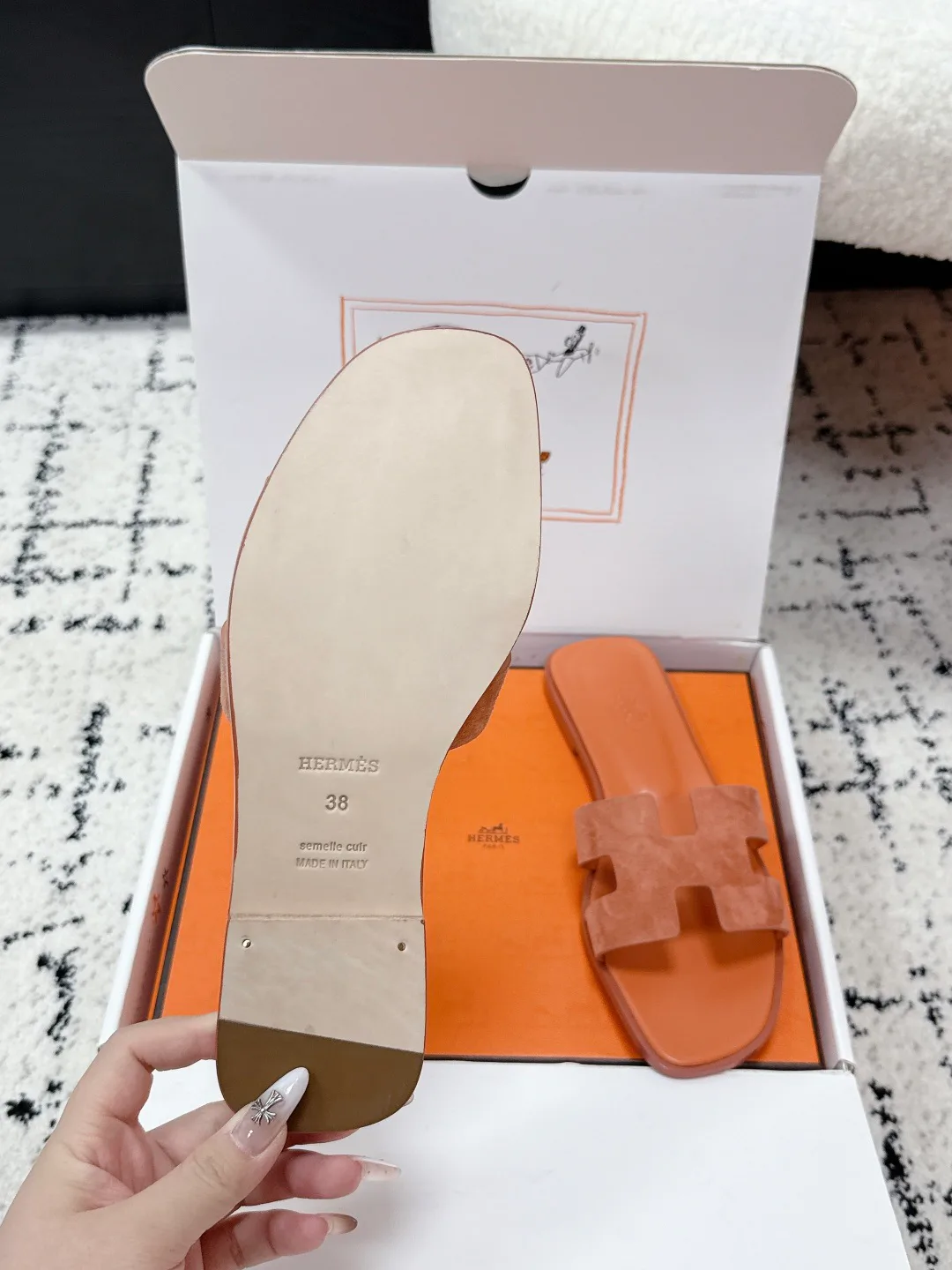 Шлепанцы Женские Hermes 814548