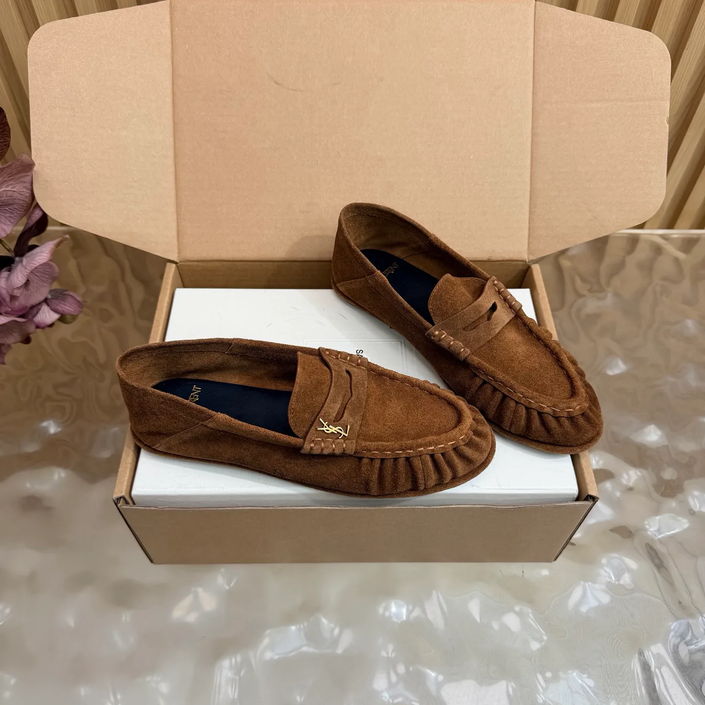 Лоферы И Мокасины Женские Saint Laurent 17926442