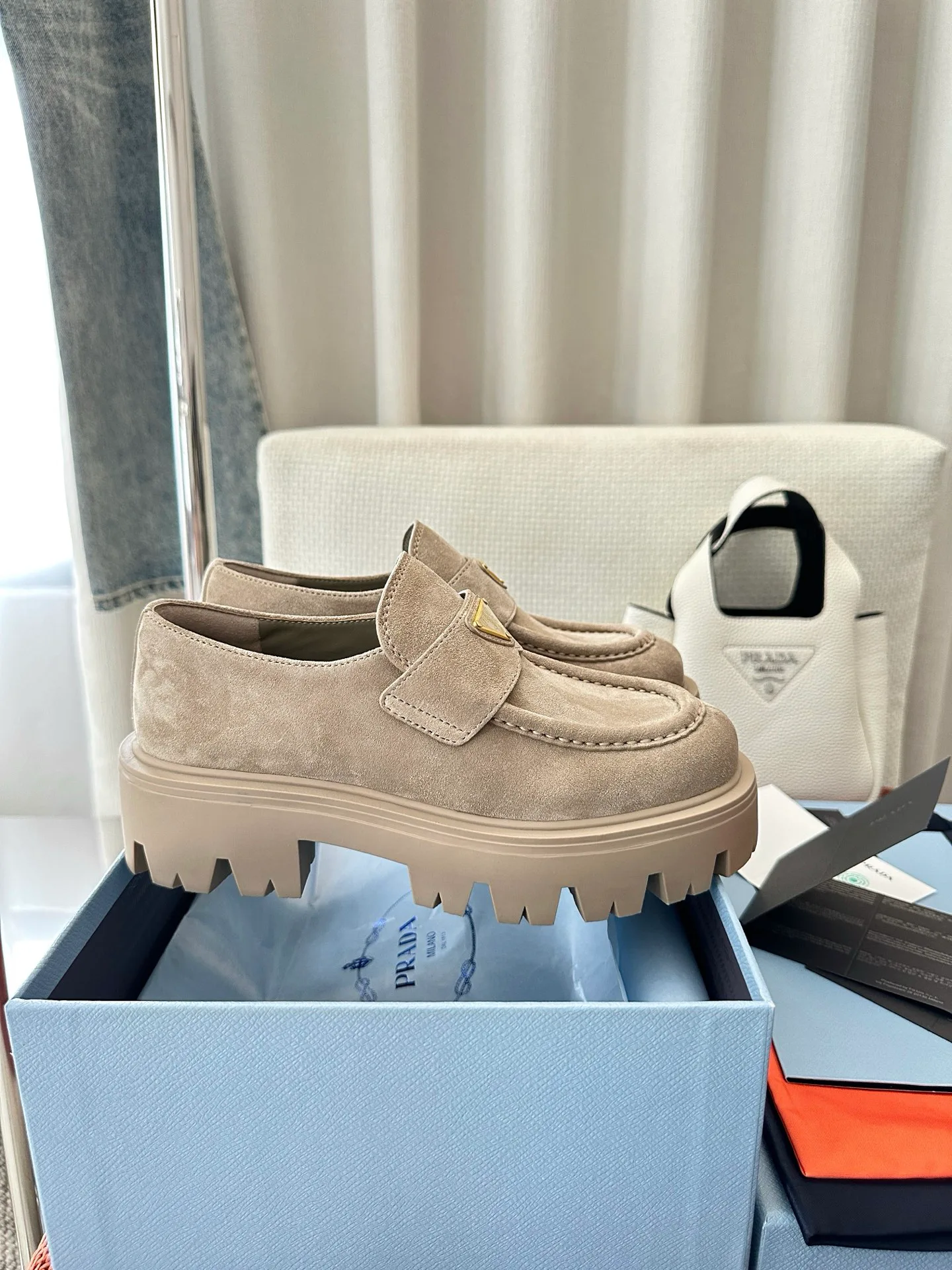 Лоферы И Мокасины Женские Prada 177468