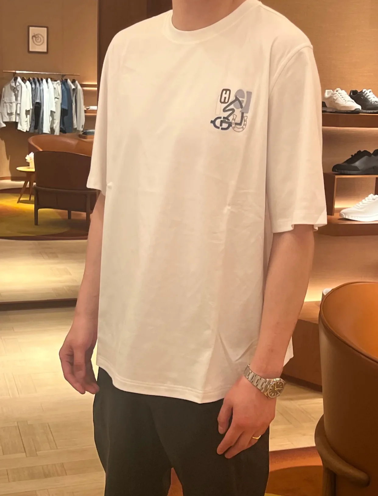 Футболки Мужские Hermes 3044073
