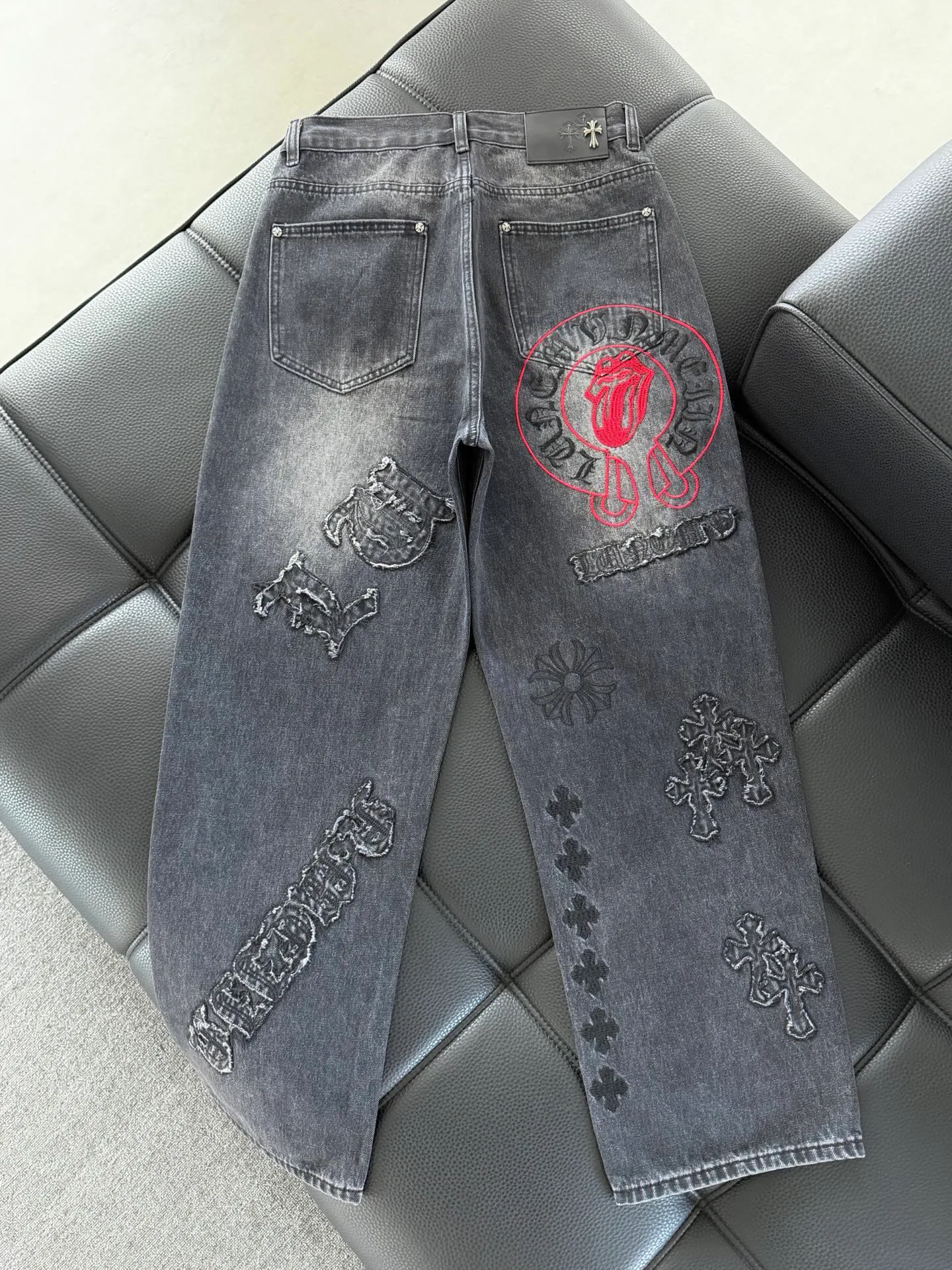 Джинсы Женские Chrome Hearts 1513915