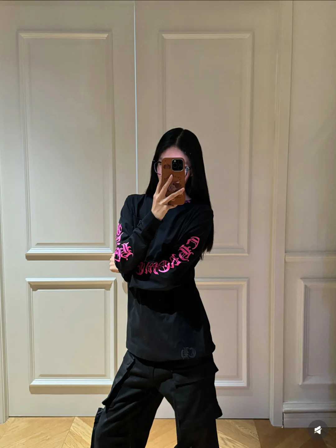 Лонгсливы Мужские Chrome Hearts 11399351
