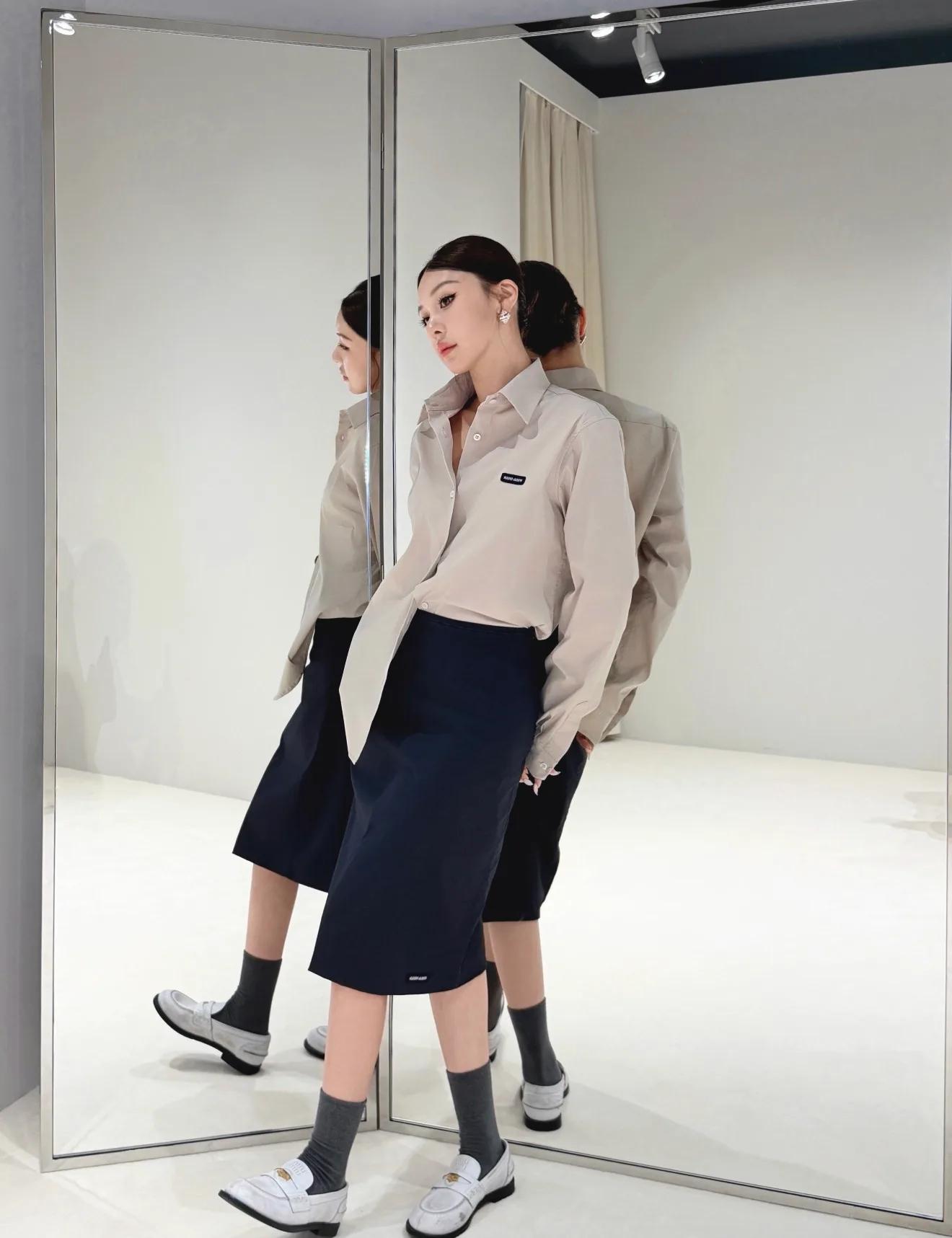 Рубашки Женские Miu Miu 17226667