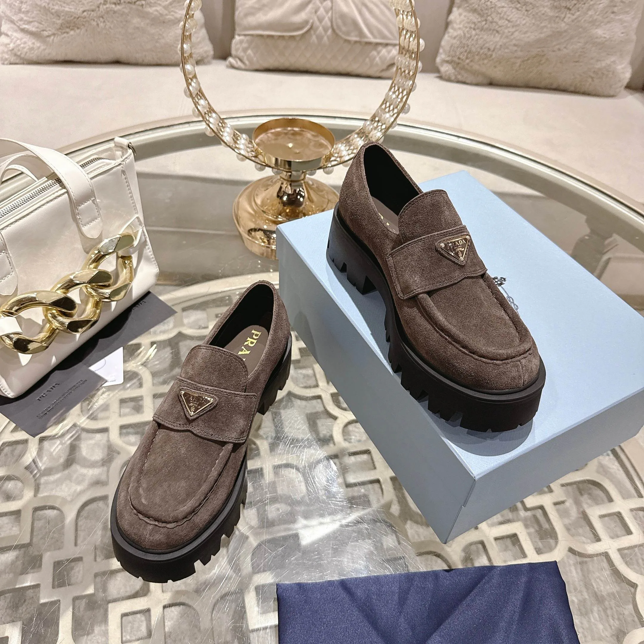 Лоферы И Мокасины Женские Prada 931630
