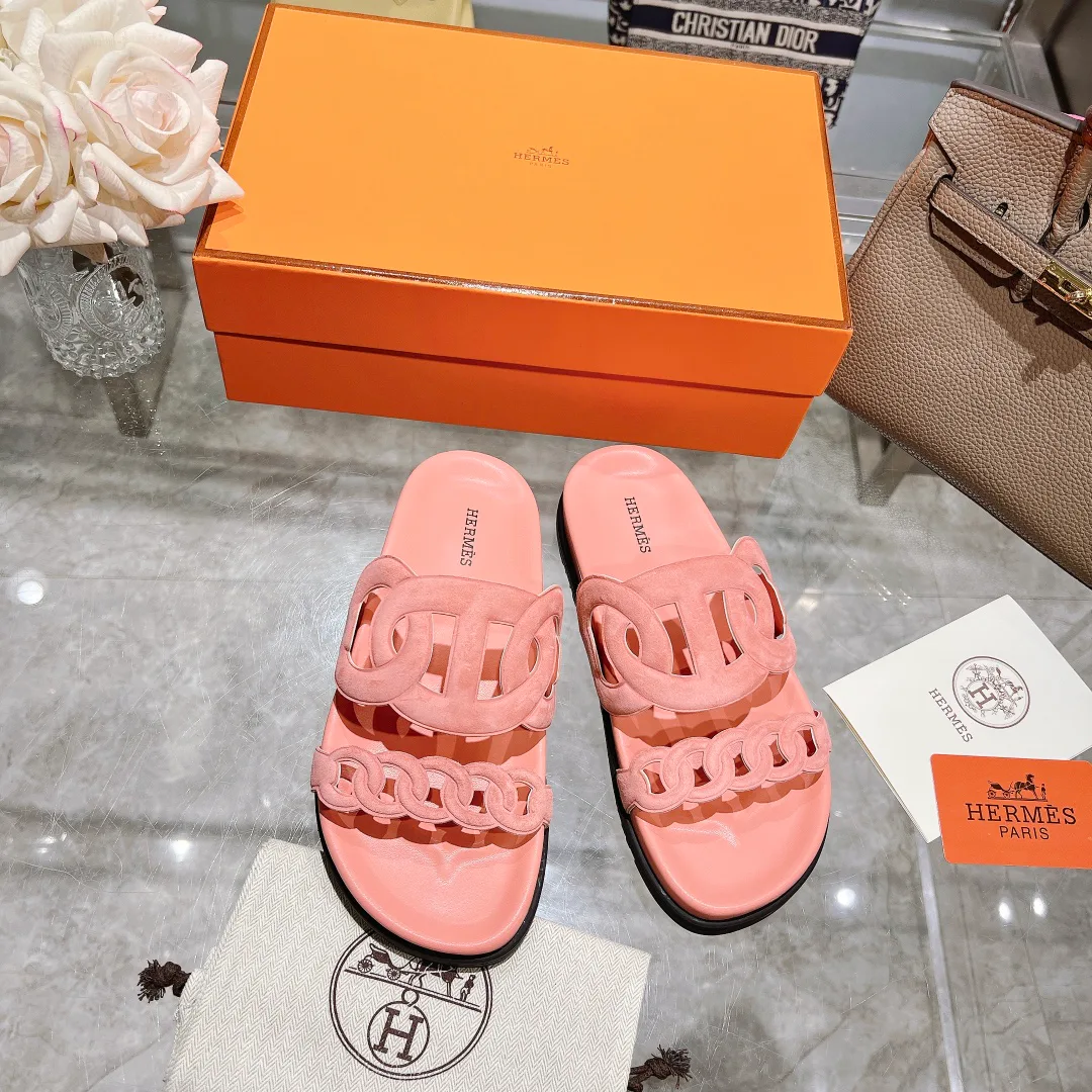 Шлепанцы Женские Hermes 19979