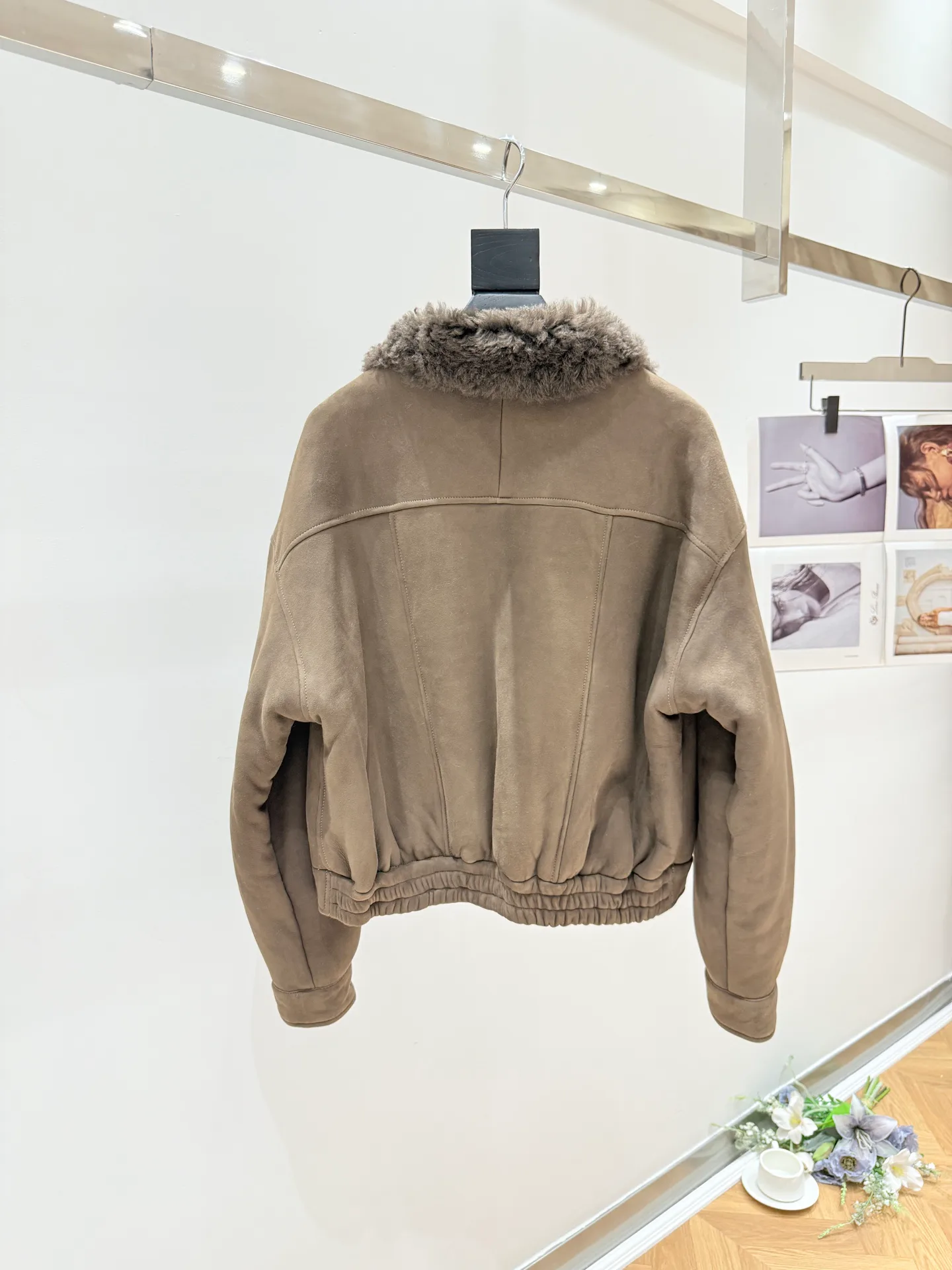 Кожаные Куртки И Дублёнки Женские Saint Laurent 18734752
