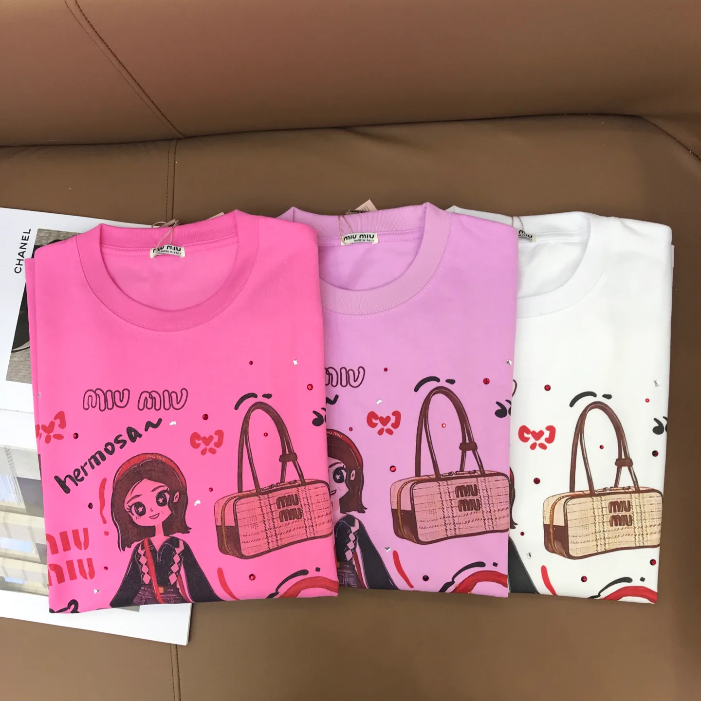 Футболки Женские Miu Miu 1856505