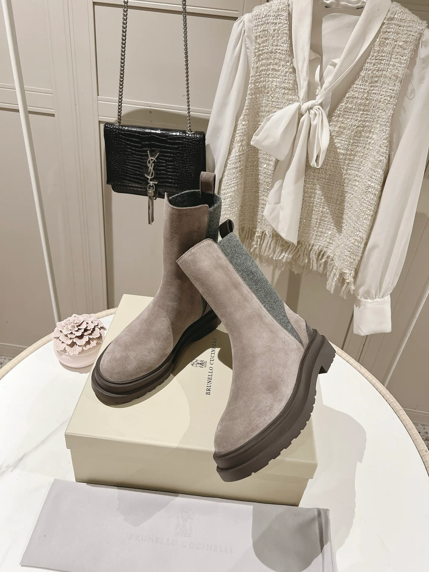 Ботинки Женские Brunello Cucinelli 18217268