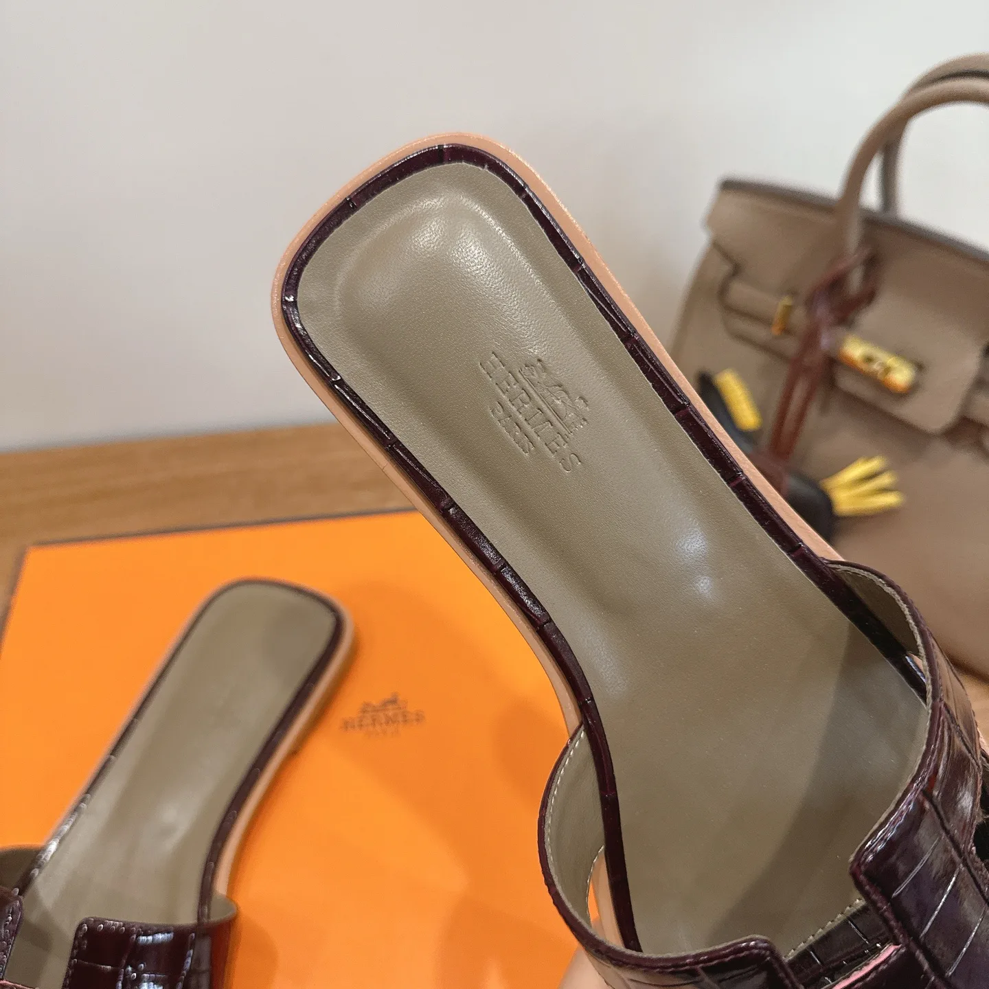 Шлепанцы Женские Hermes 1223564