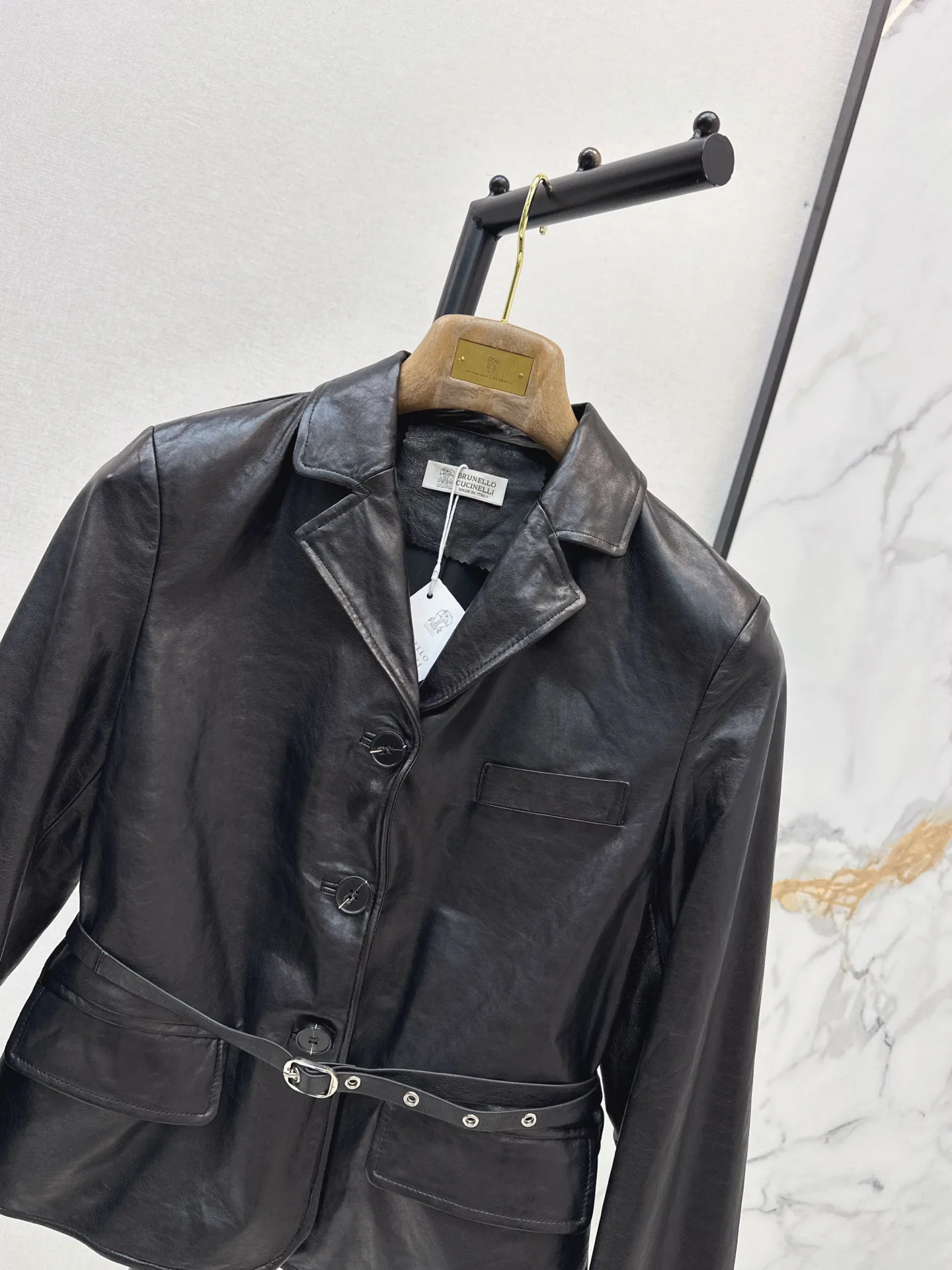 Кожаные Куртки И Дублёнки Женские Brunello Cucinelli 18407941