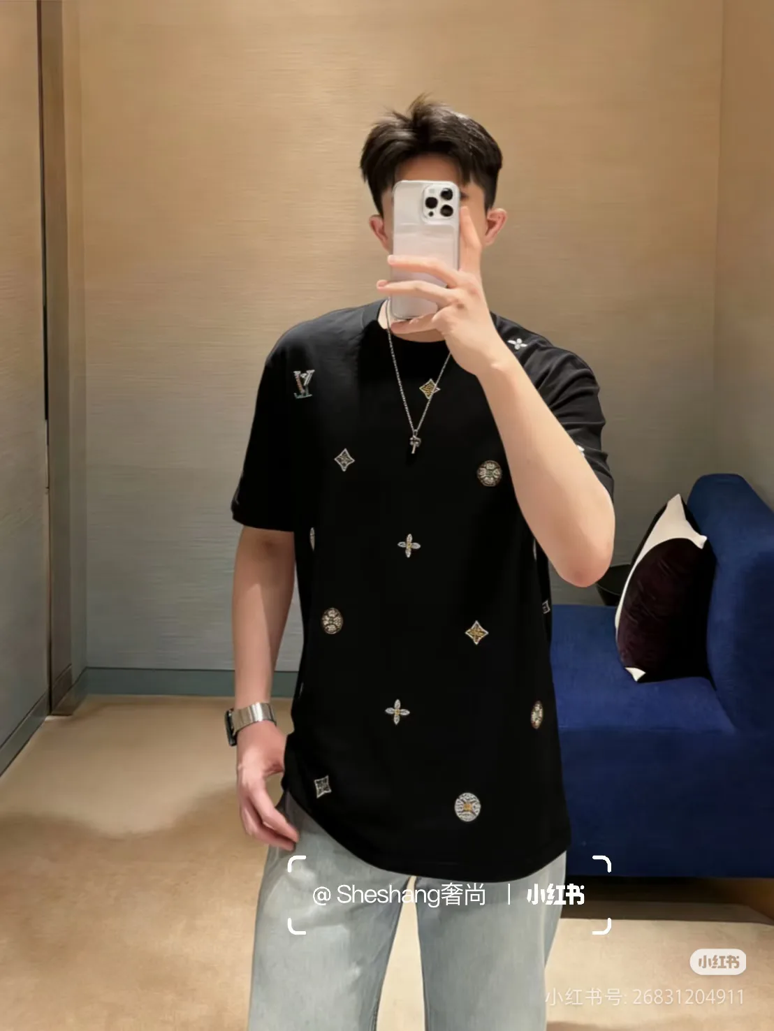 Футболки Мужские Louis Vuitton 11701854