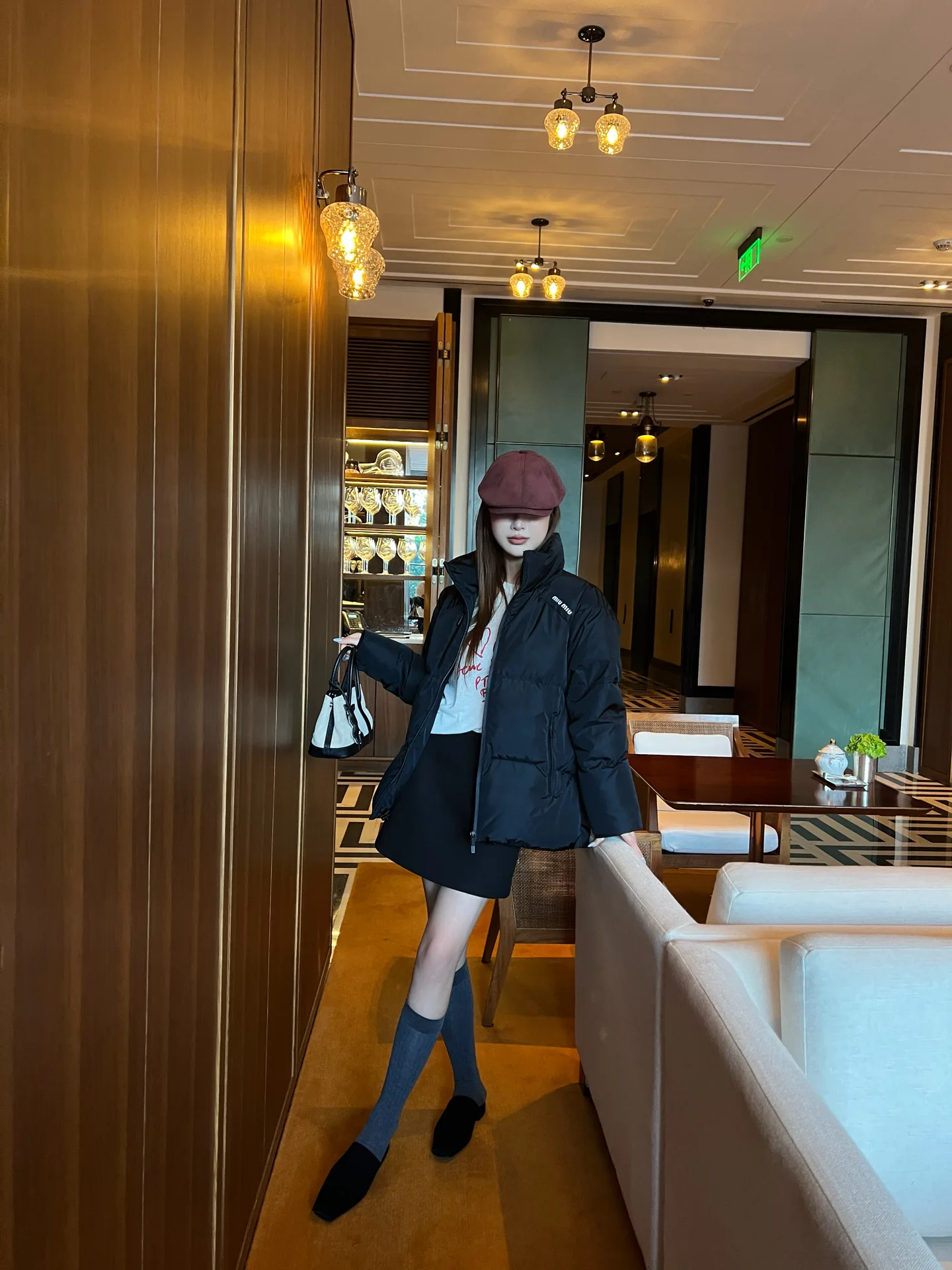 Куртки И Пуховики Женские Miu Miu 18108730