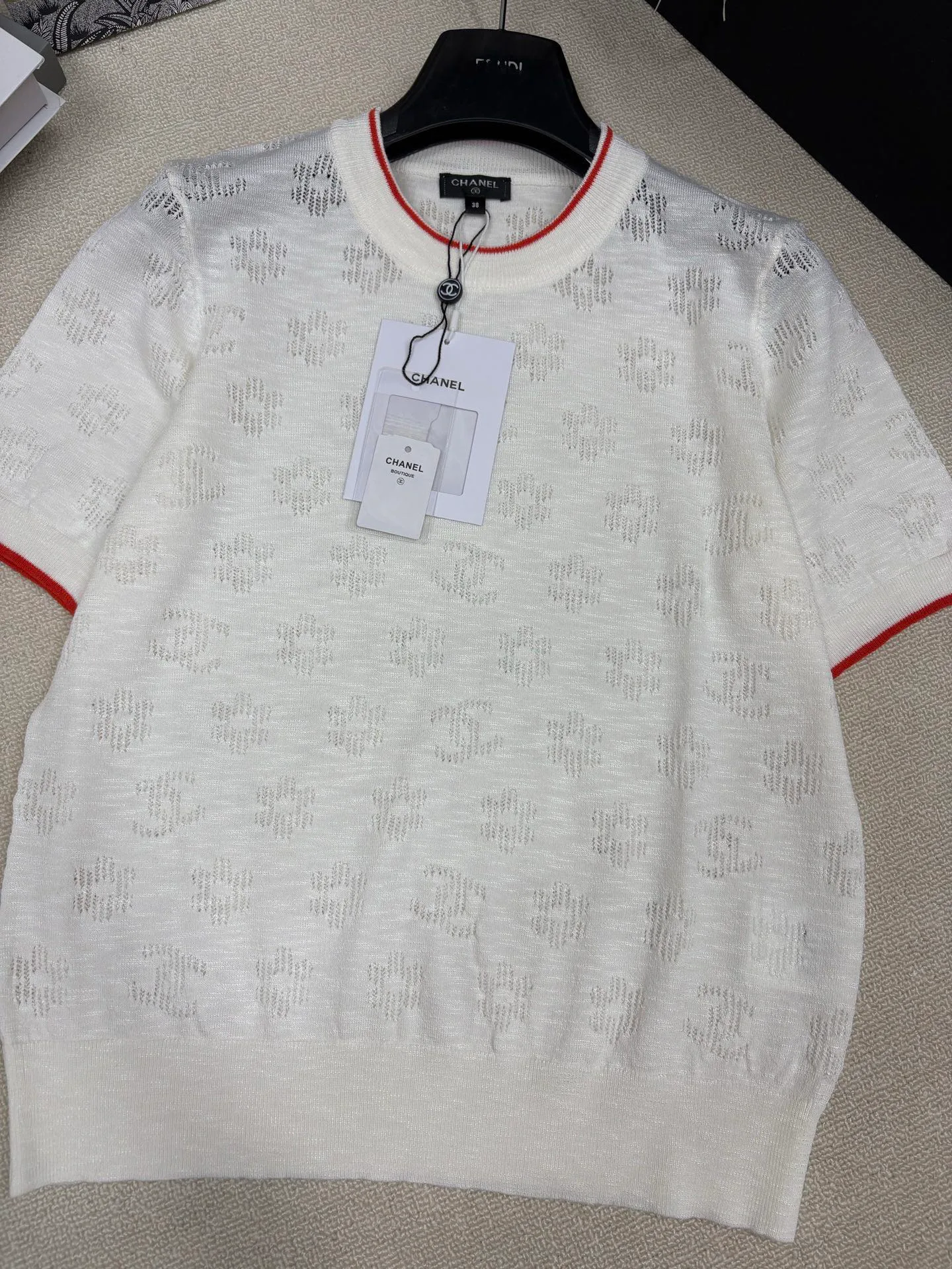 Футболки Женские Chanel 12685147
