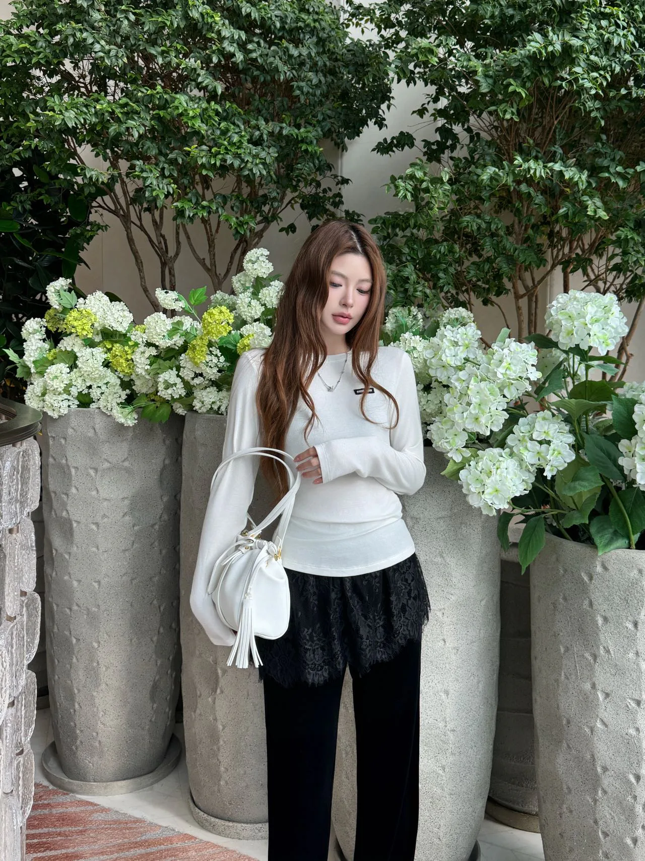 Лонгсливы Женские Miu Miu 19182097