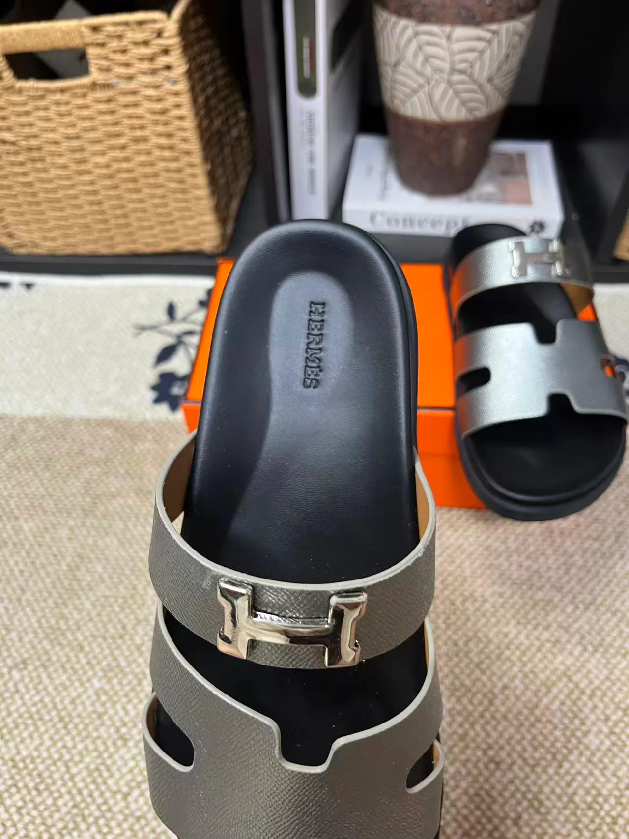 Шлепанцы Женские Hermes 991607