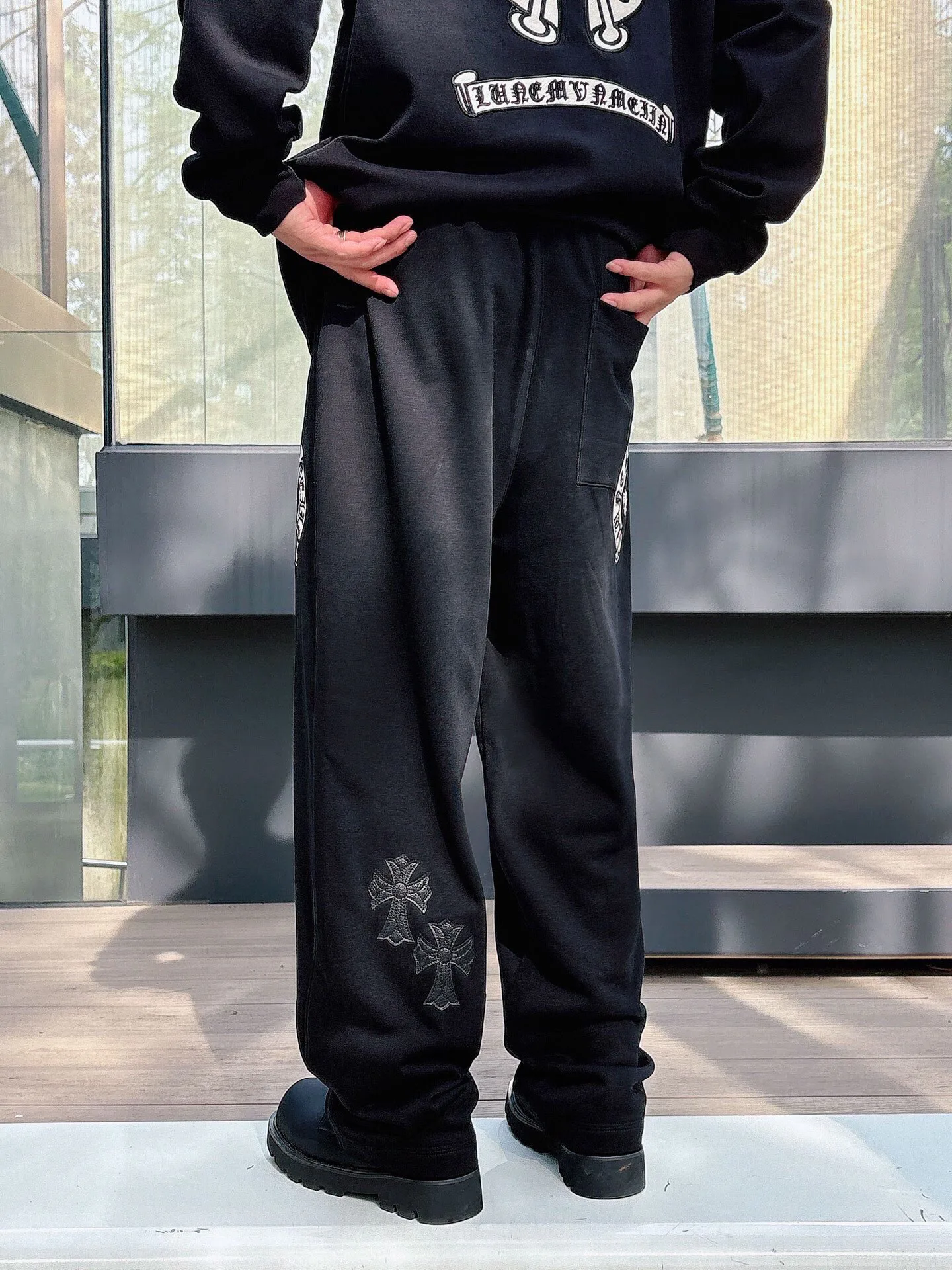 Брюки Мужские Chrome Hearts 787568