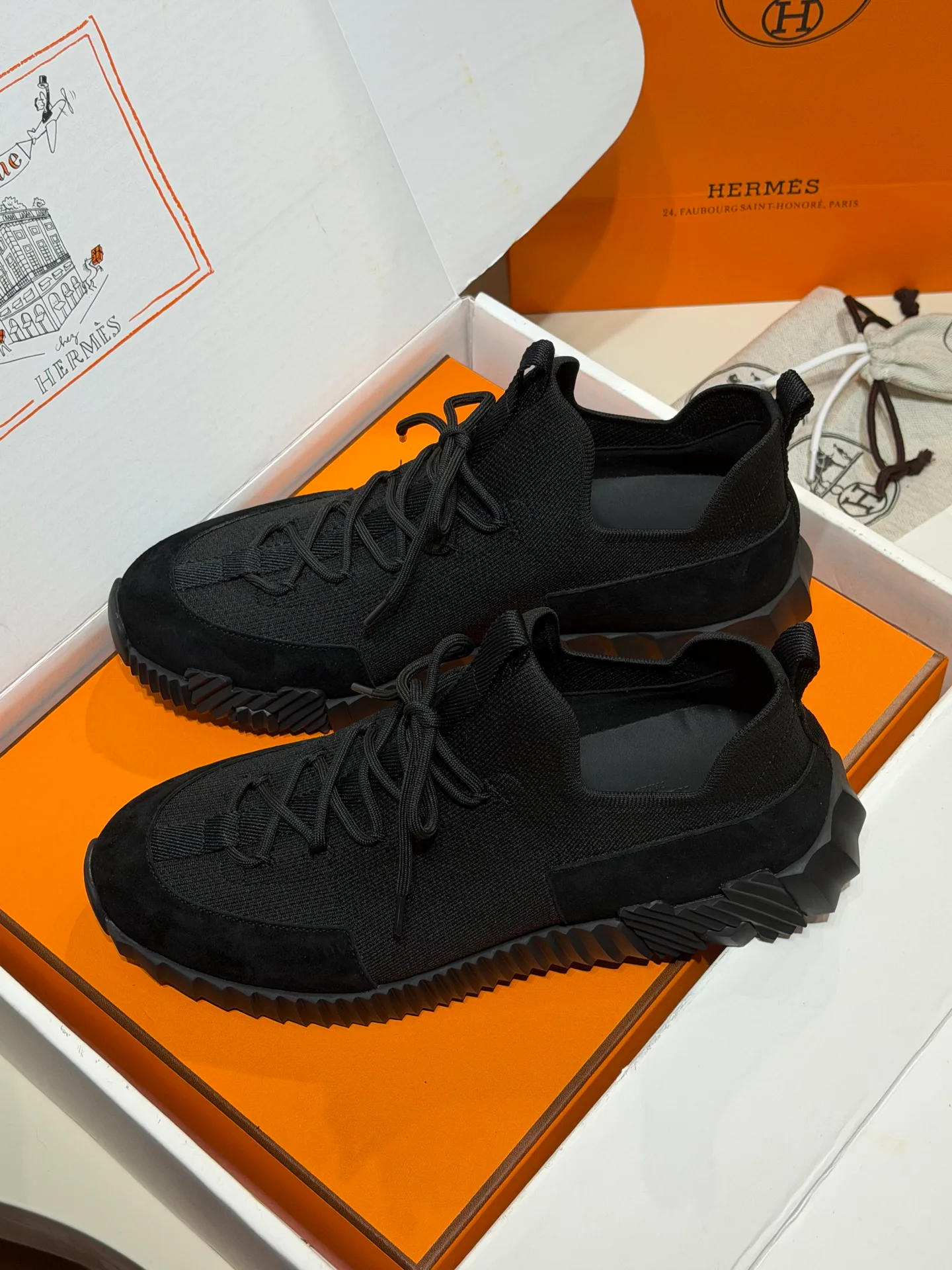 Кроссовки Женские Hermes 554593