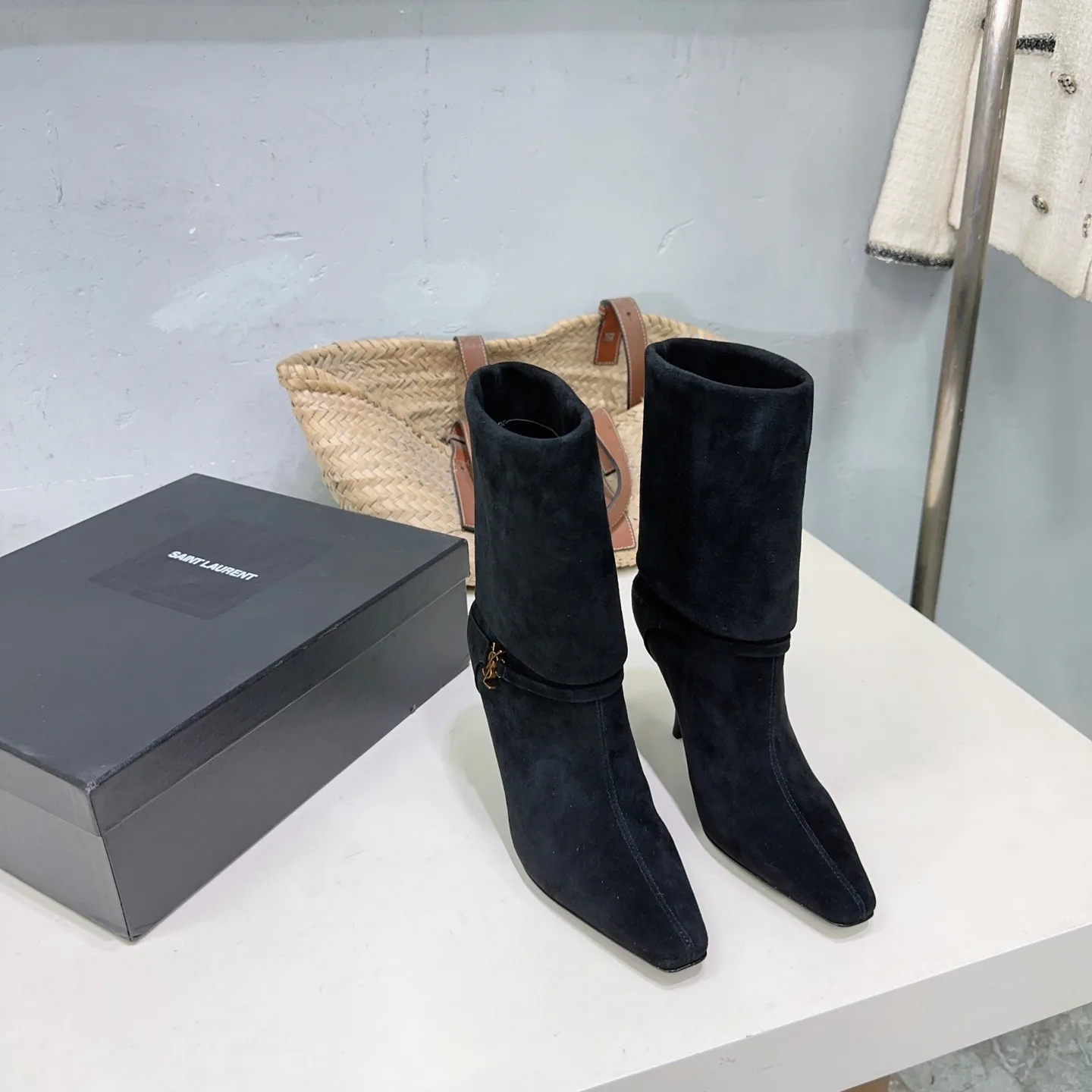 Ботильоны Женские Saint Laurent 19038979