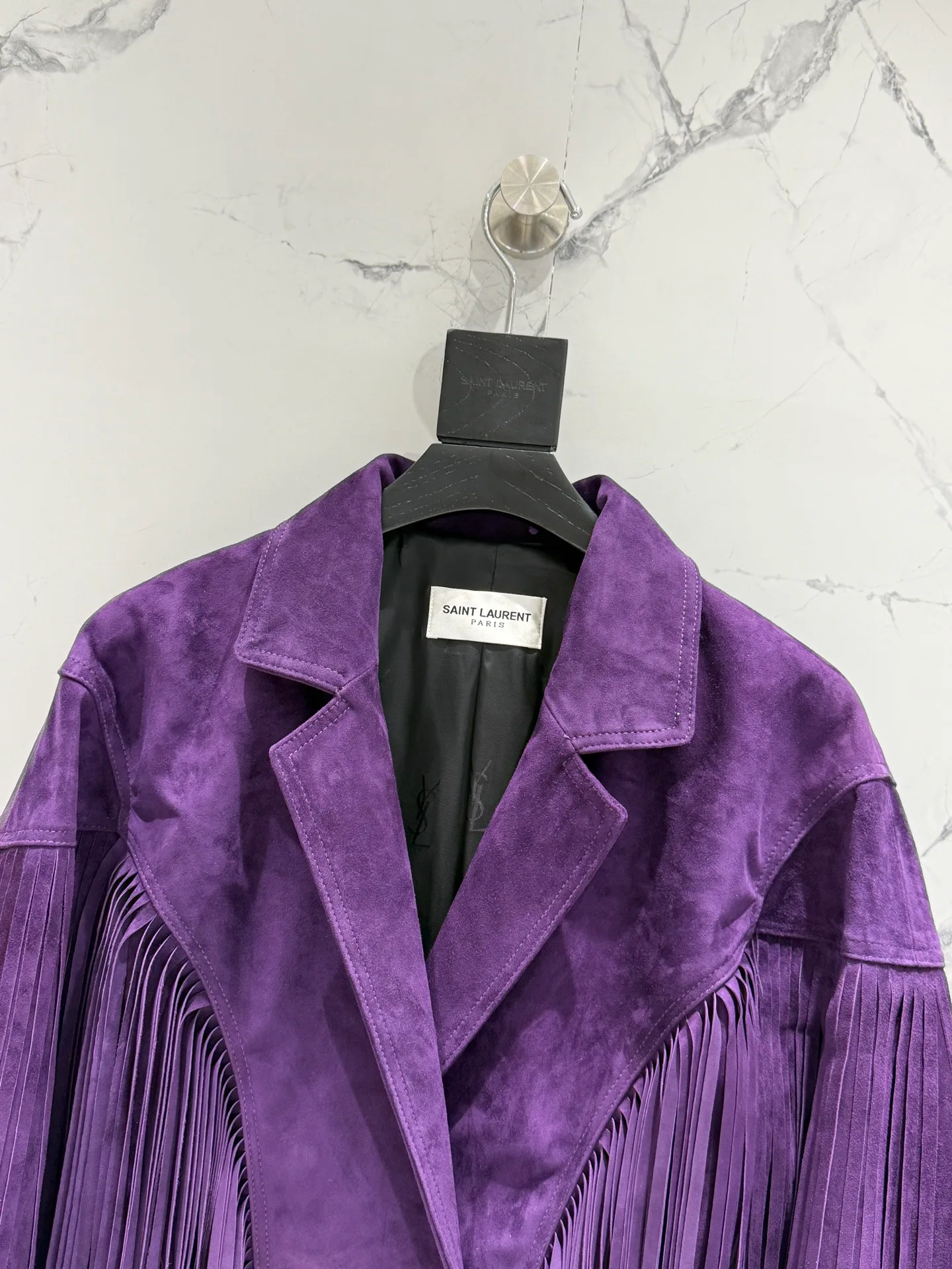 Кожаные Куртки И Дублёнки Женские Saint Laurent 12957003