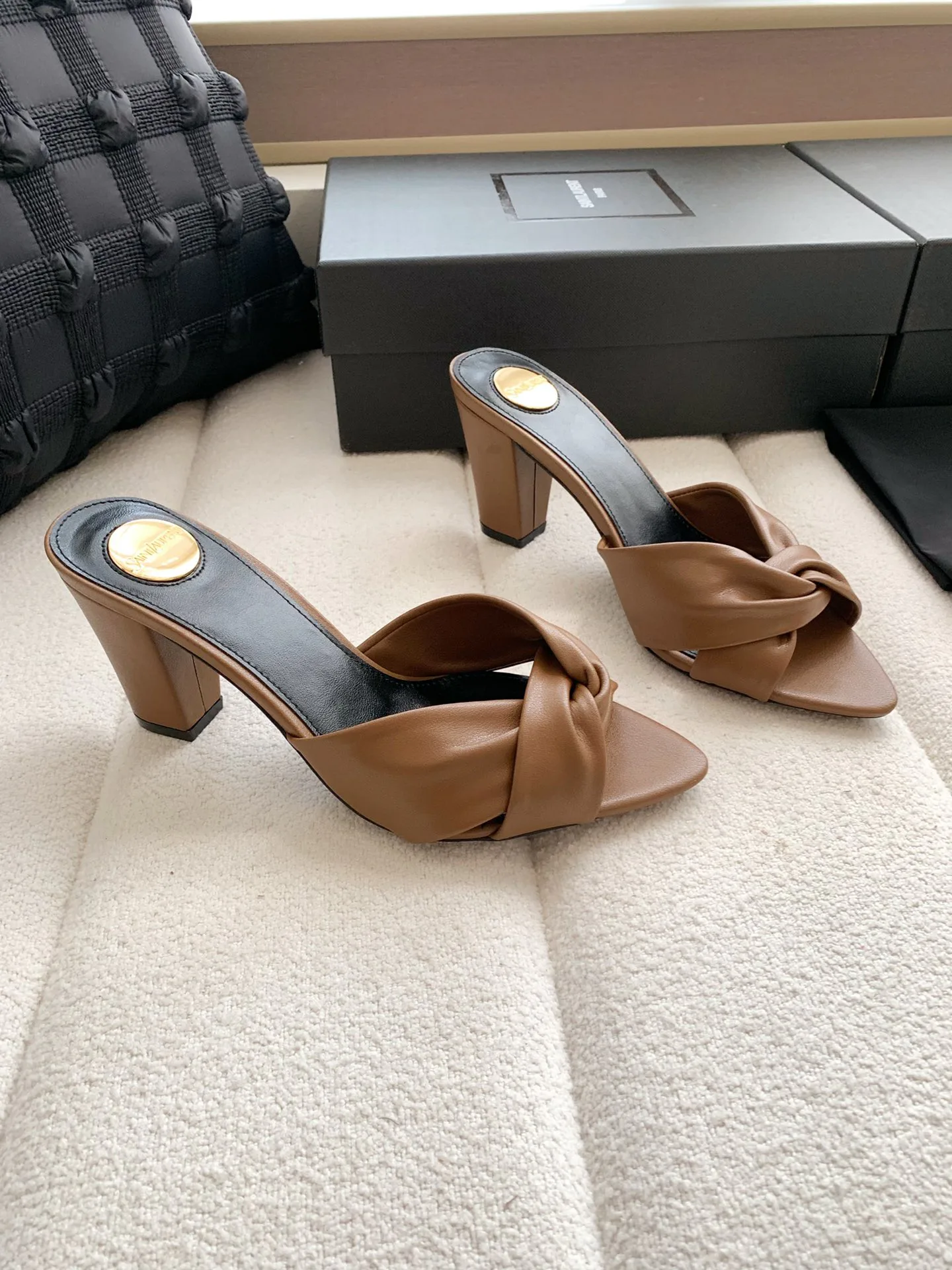 Мюли И Сабо Женские Saint Laurent 17371749