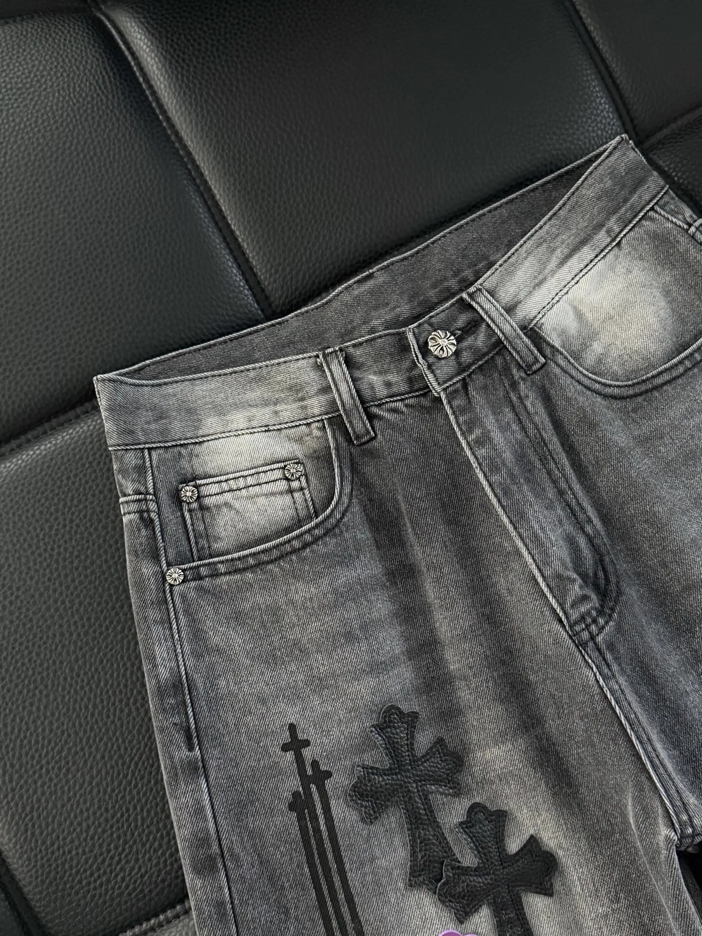 Джинсы Женские Chrome Hearts 13432491