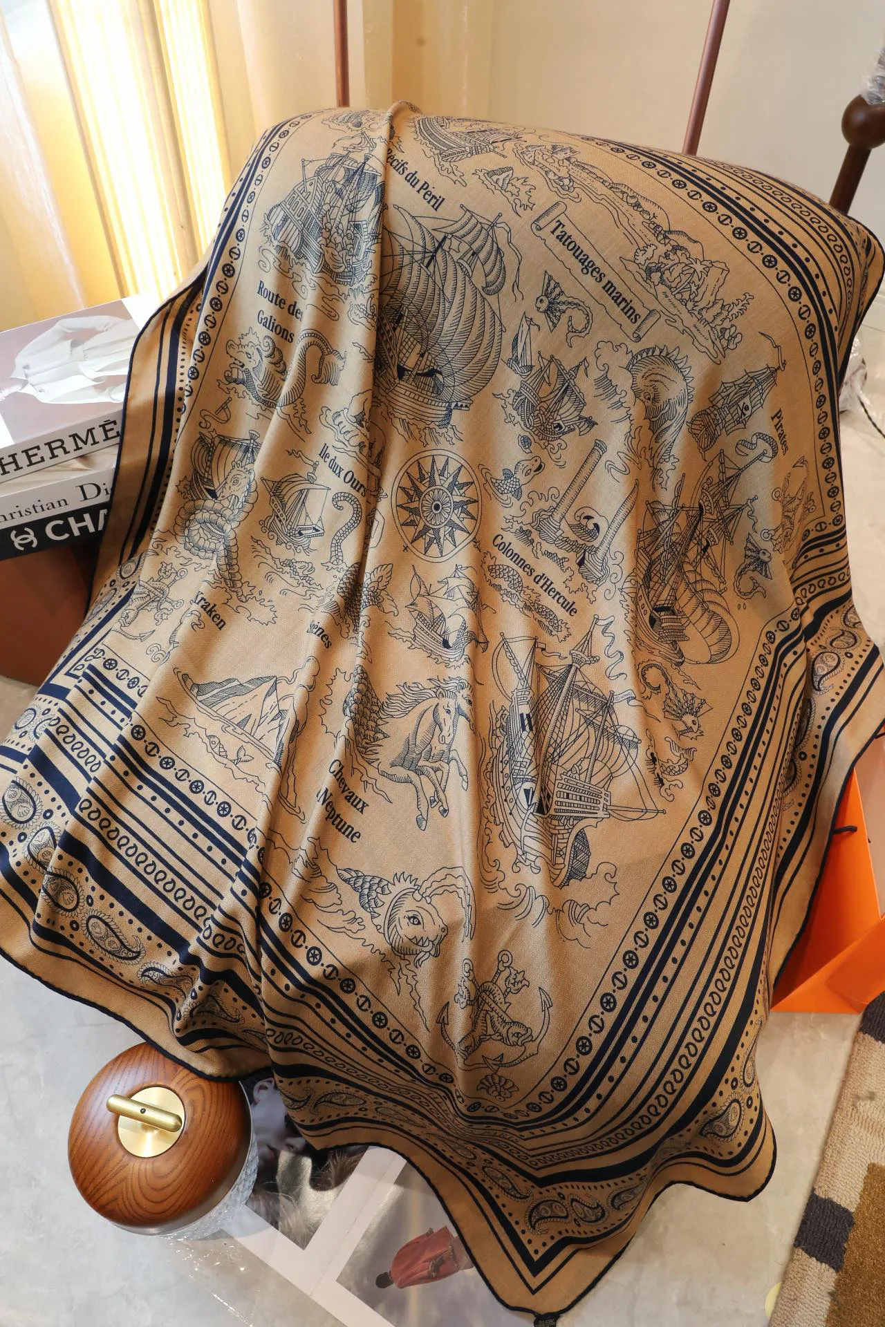Шарфы Hermes 5048994