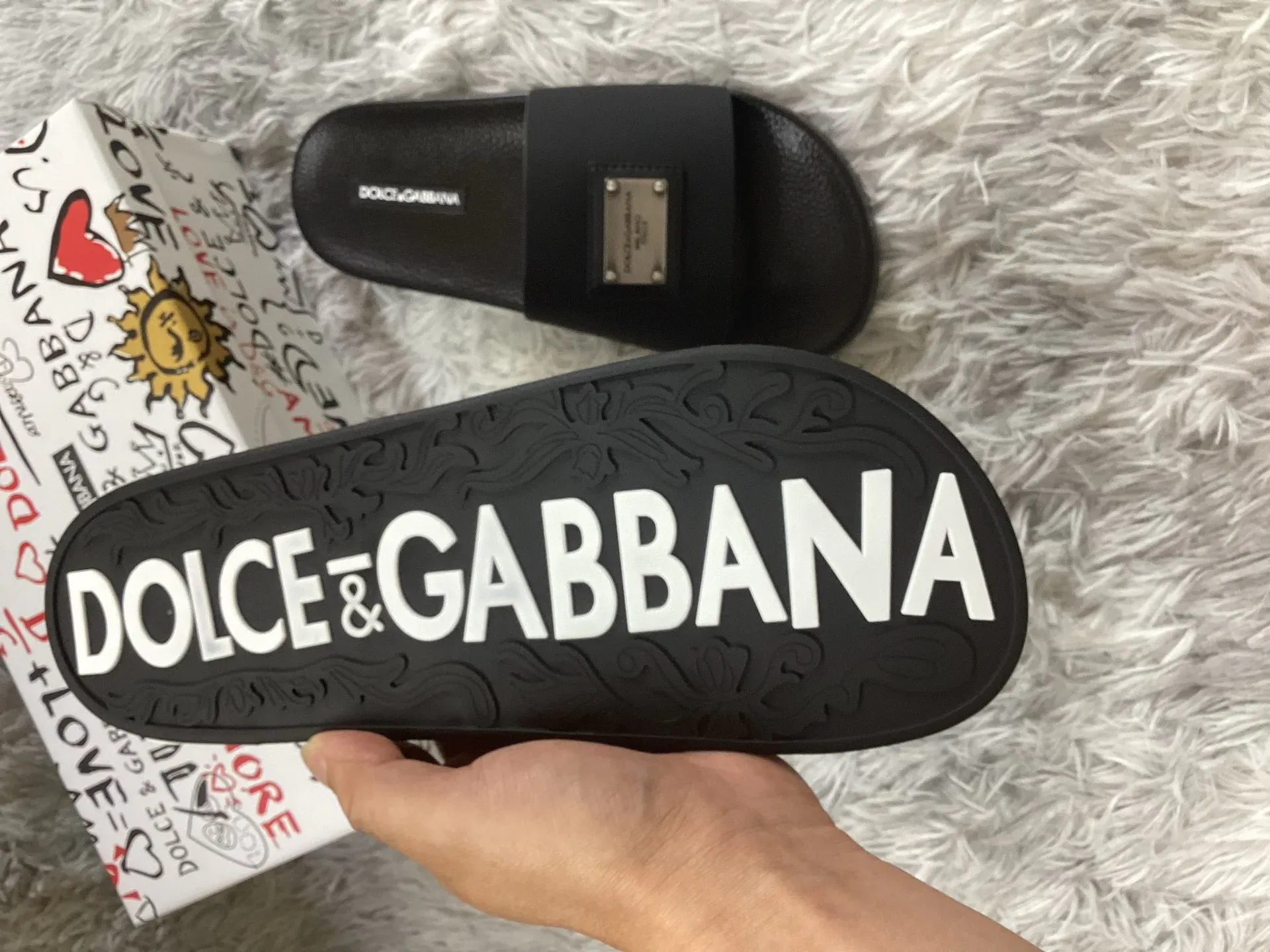 Шлепанцы Мужские Dolce & Gabbana 236106