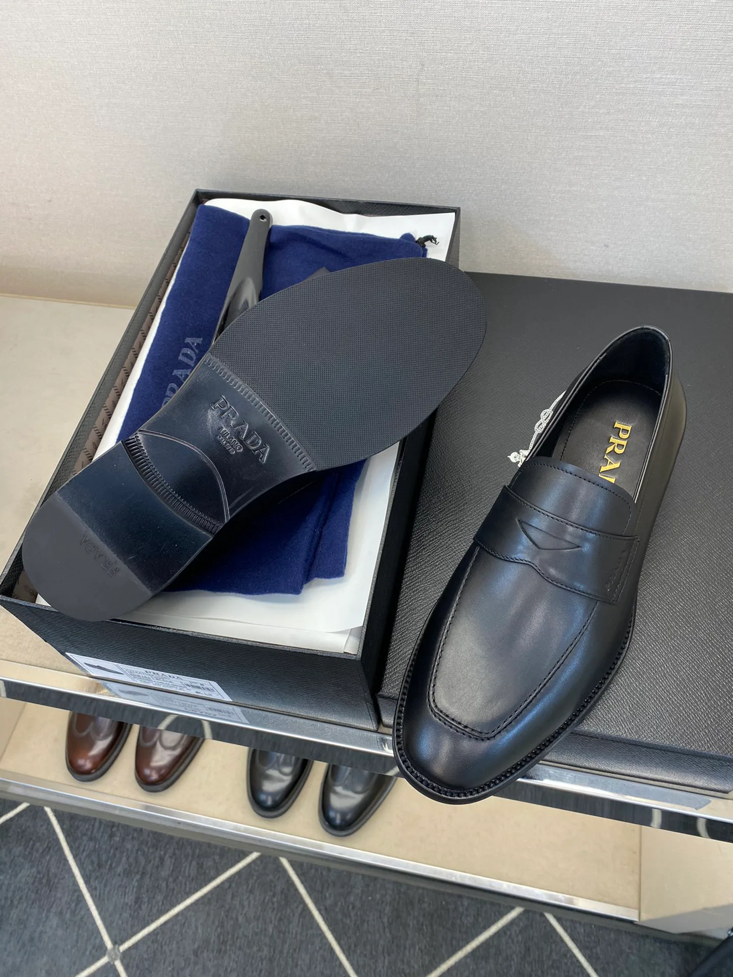 Лоферы И Туфли Мужские Prada 18079116