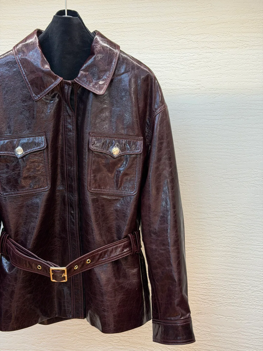 Кожаные Куртки И Дублёнки Женские Saint Laurent 18714427