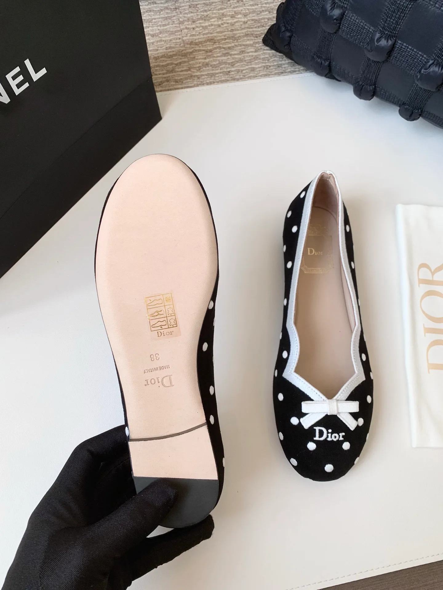 Балетки Женские Christian Dior 18167743