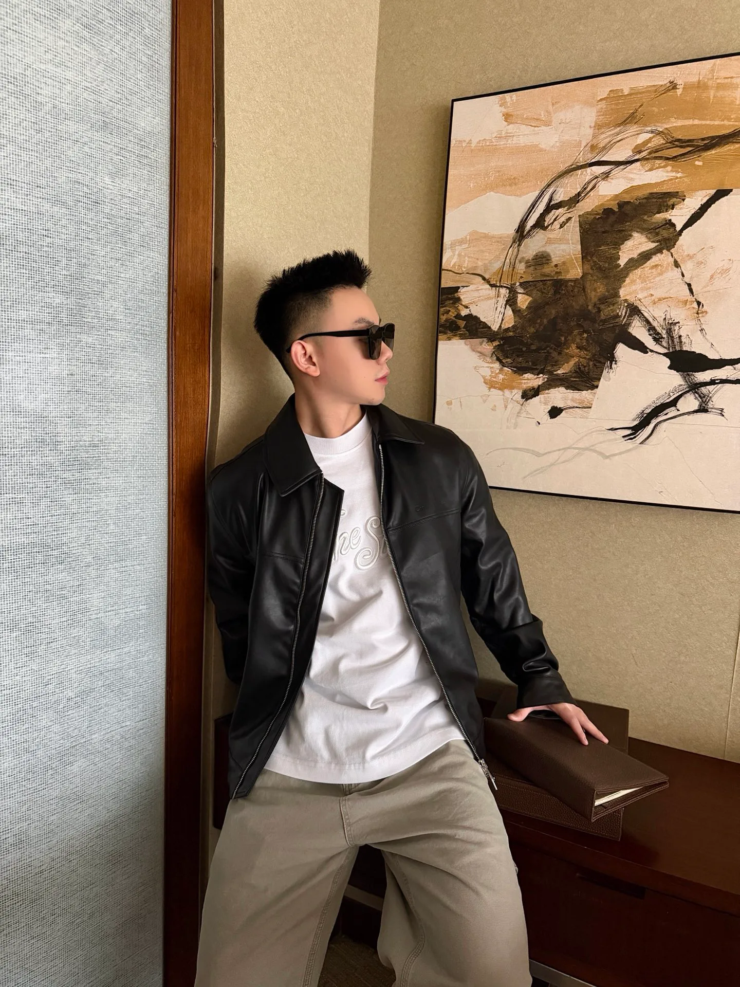 Кожаные Куртки И Дублёнки Мужские Christian Dior 5066964