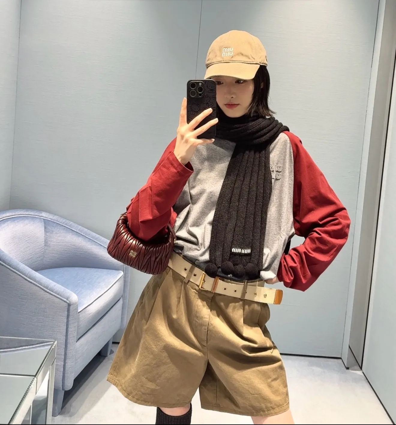 Шорты Женские Miu Miu 5087077